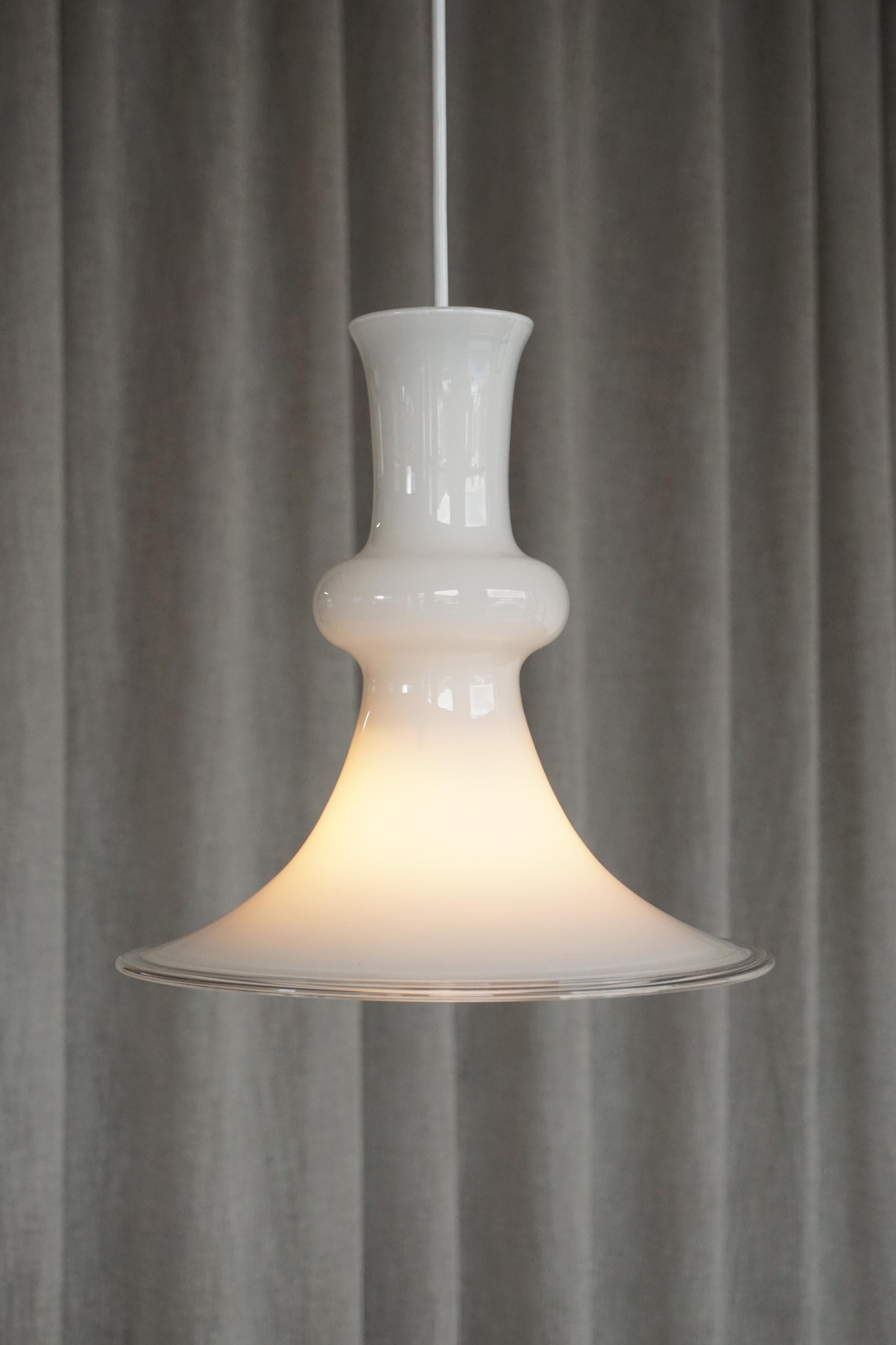 Holmegaard 'Etude' Pendant- Small White