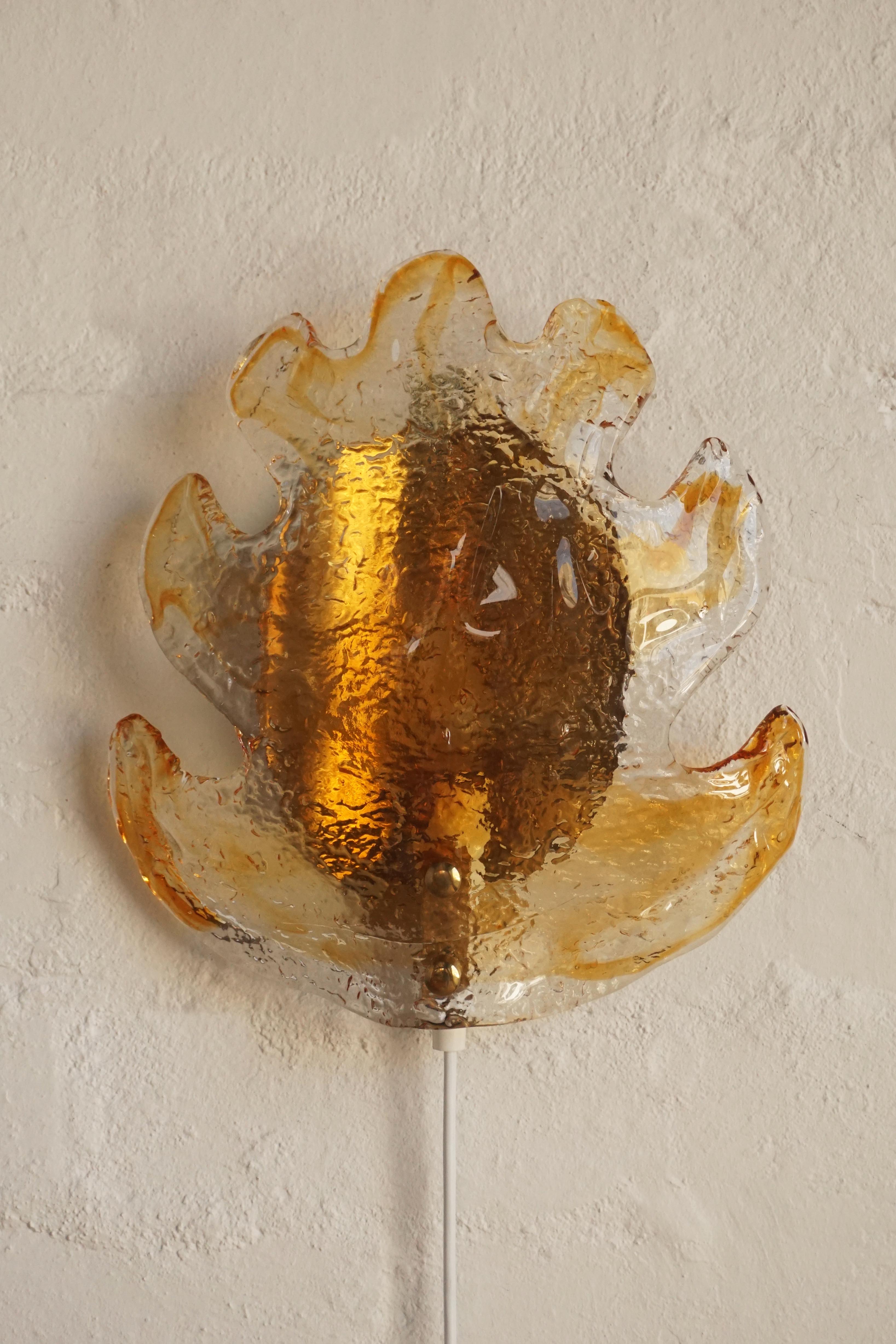 Swedish Glass Sconce