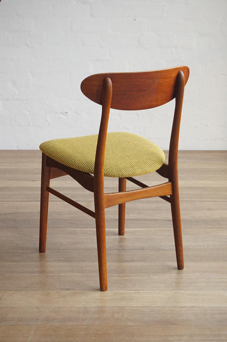 HOLD AV Teak & Oak Dining Chairs- Set of Six