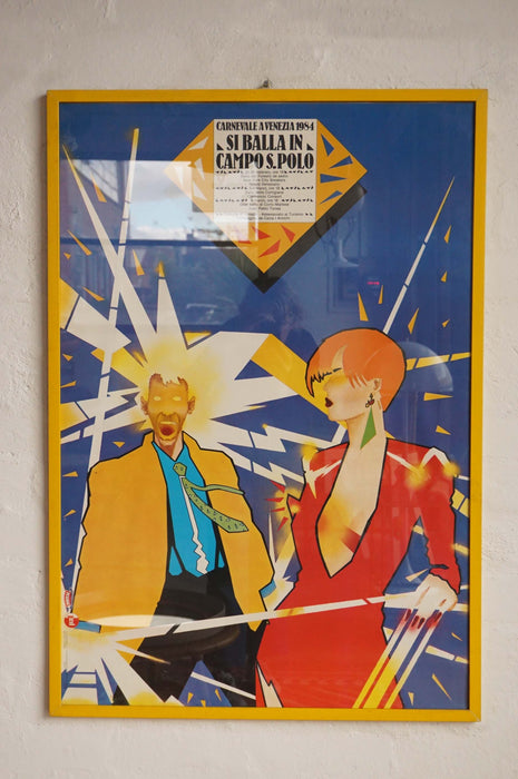 1984 Carnevale Framed Poster