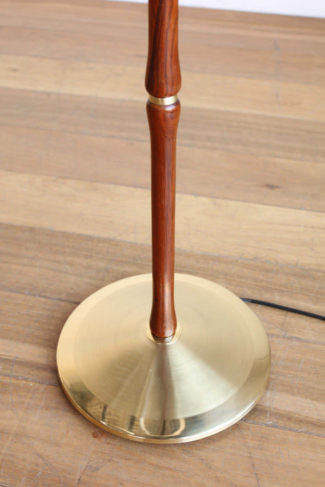 Brazilian Rosewood & Brass Lamp