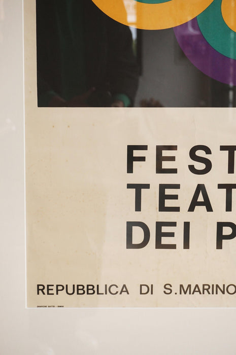 Vintage 'Festivale Teatrale' Poster
