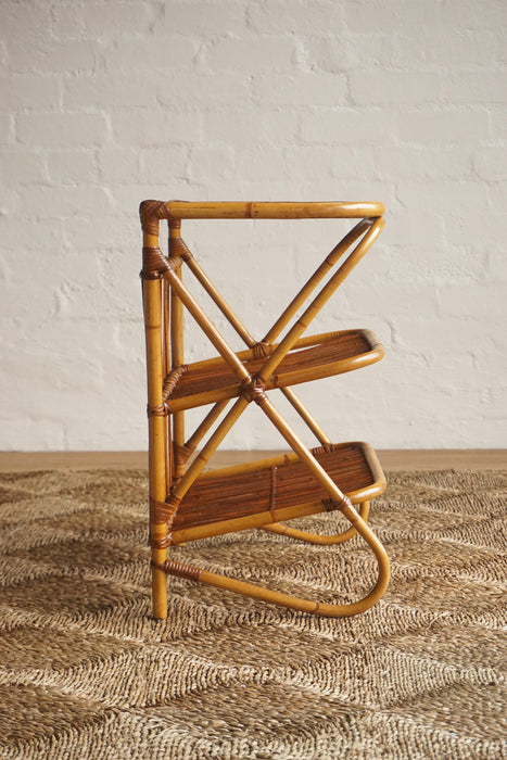 Danish Cane Side Table