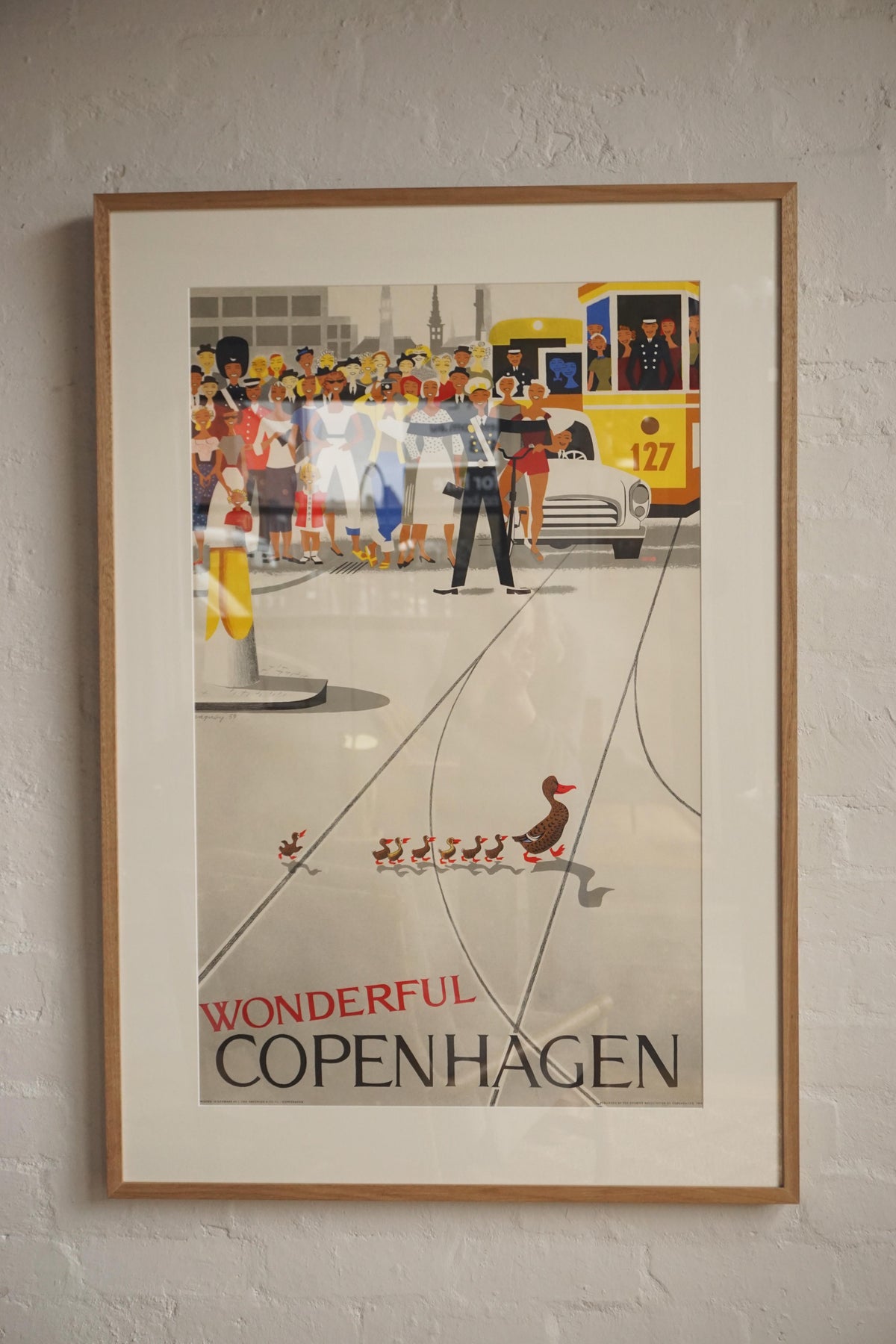 Vintage Copenhagen Tourism Poster