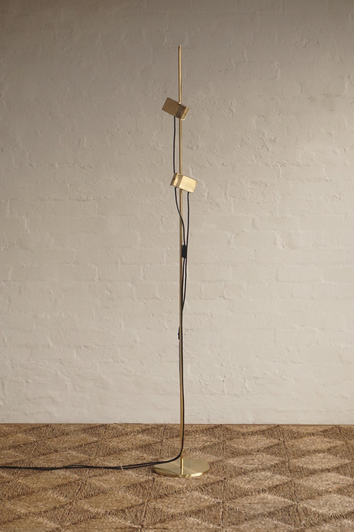 Italian Brass Floor Lamp