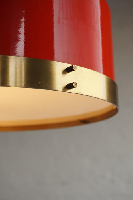 Red Enamel Pendant