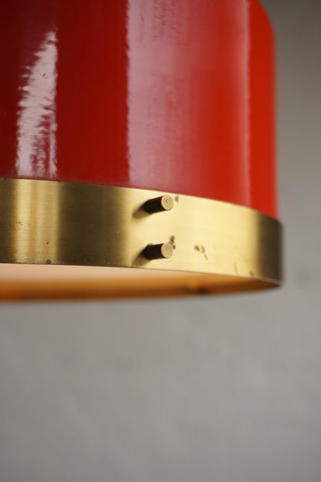 Red Enamel Pendant