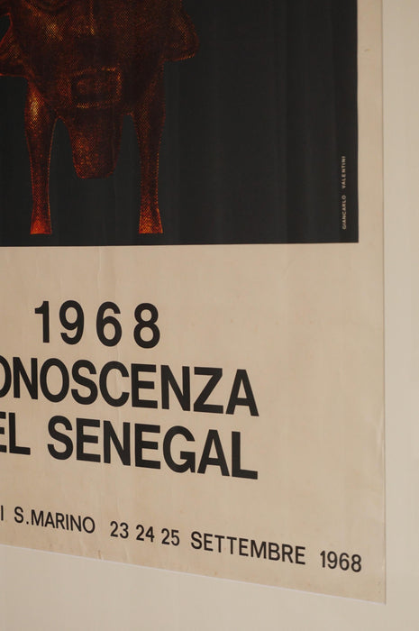 Vintage Exhibition Poster- 'Senegal 1968'