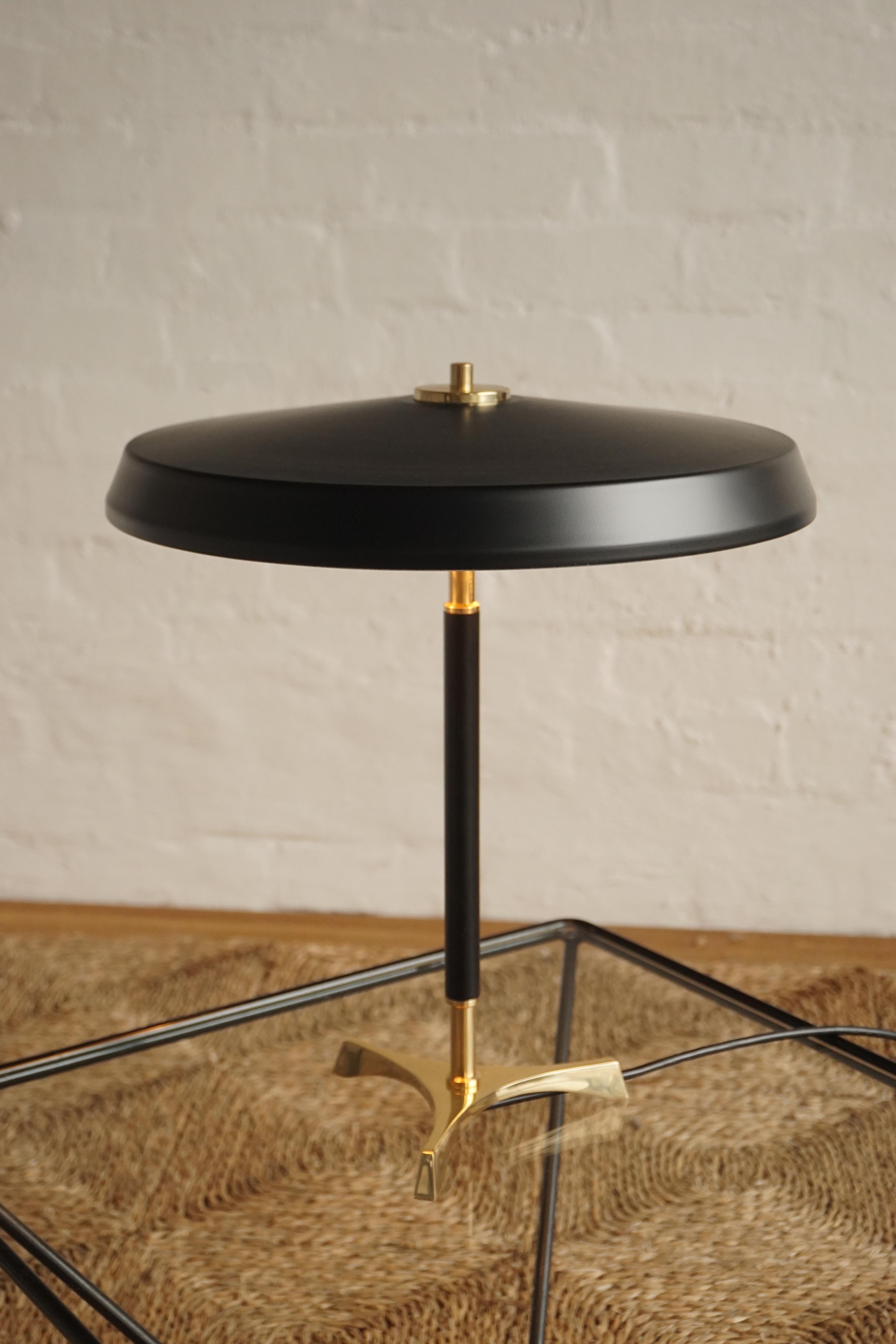 1950s Brass Desk Lamp