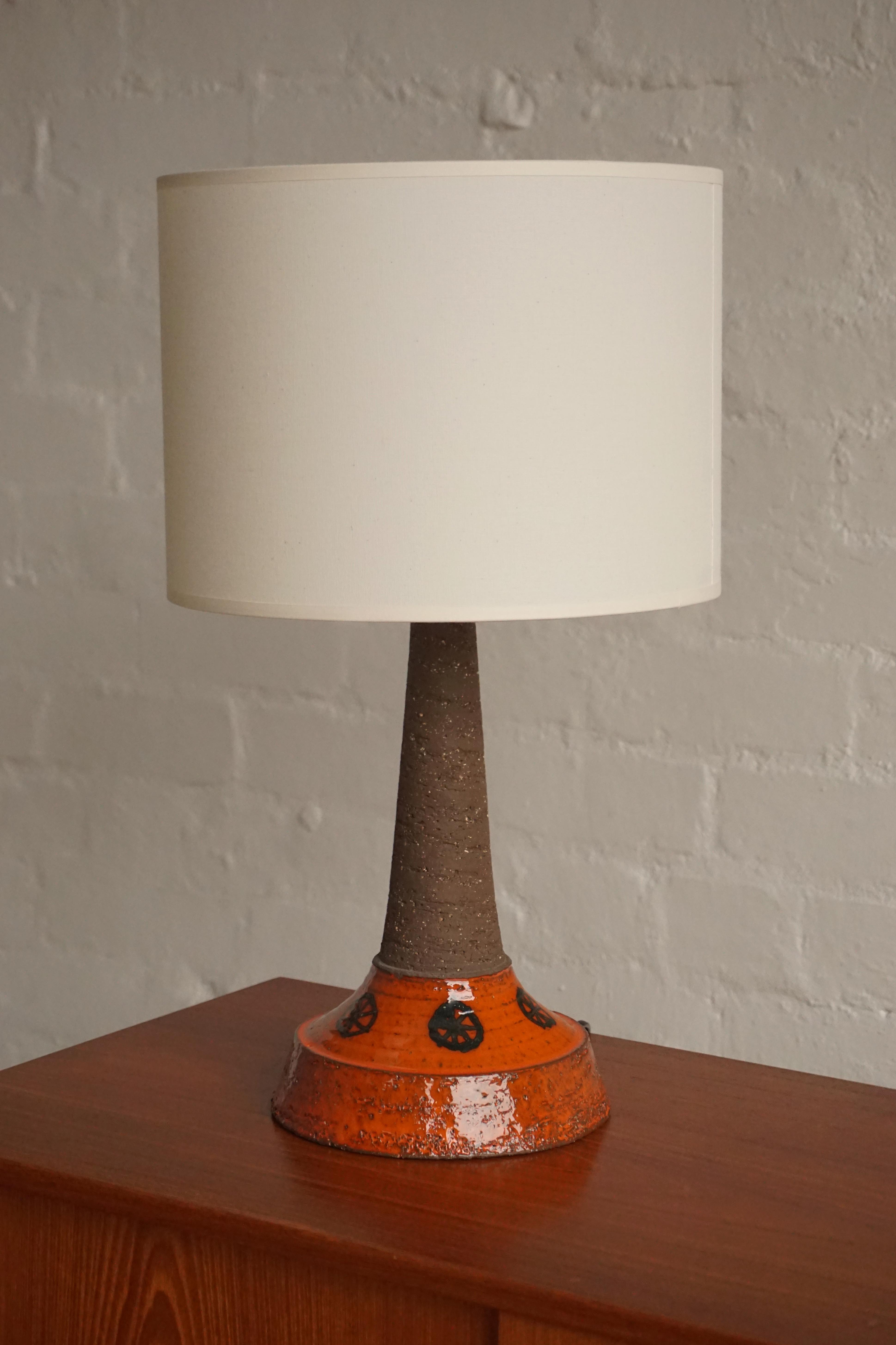 Danish Ceramic Lamp