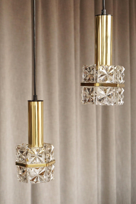 Brass & Glass Pendants