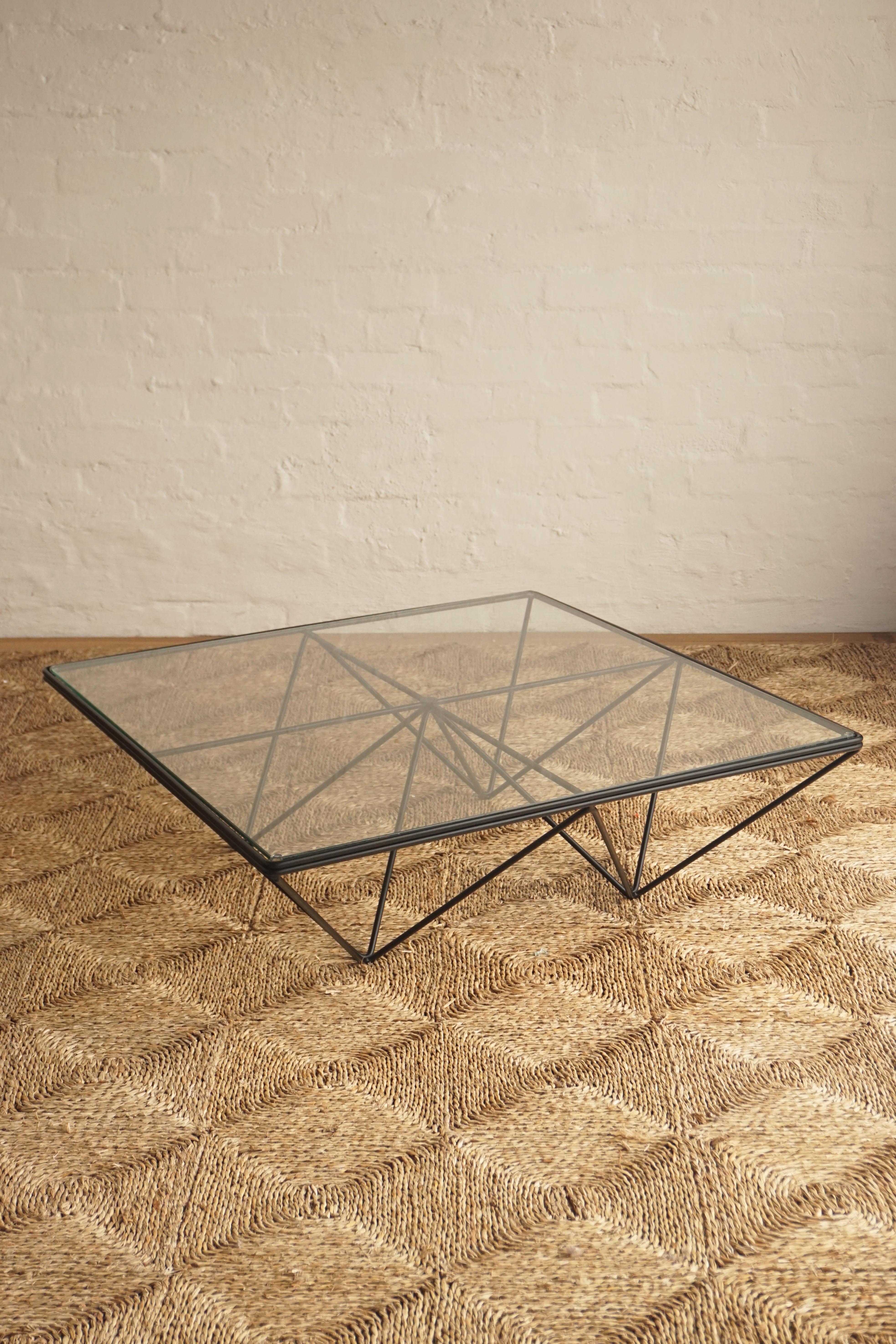1980s Italian Glass Coffee Table