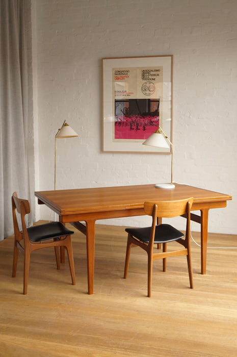 Extendable Danish Teak Dining Table