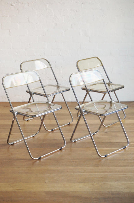 Set of Four Plia Chairs