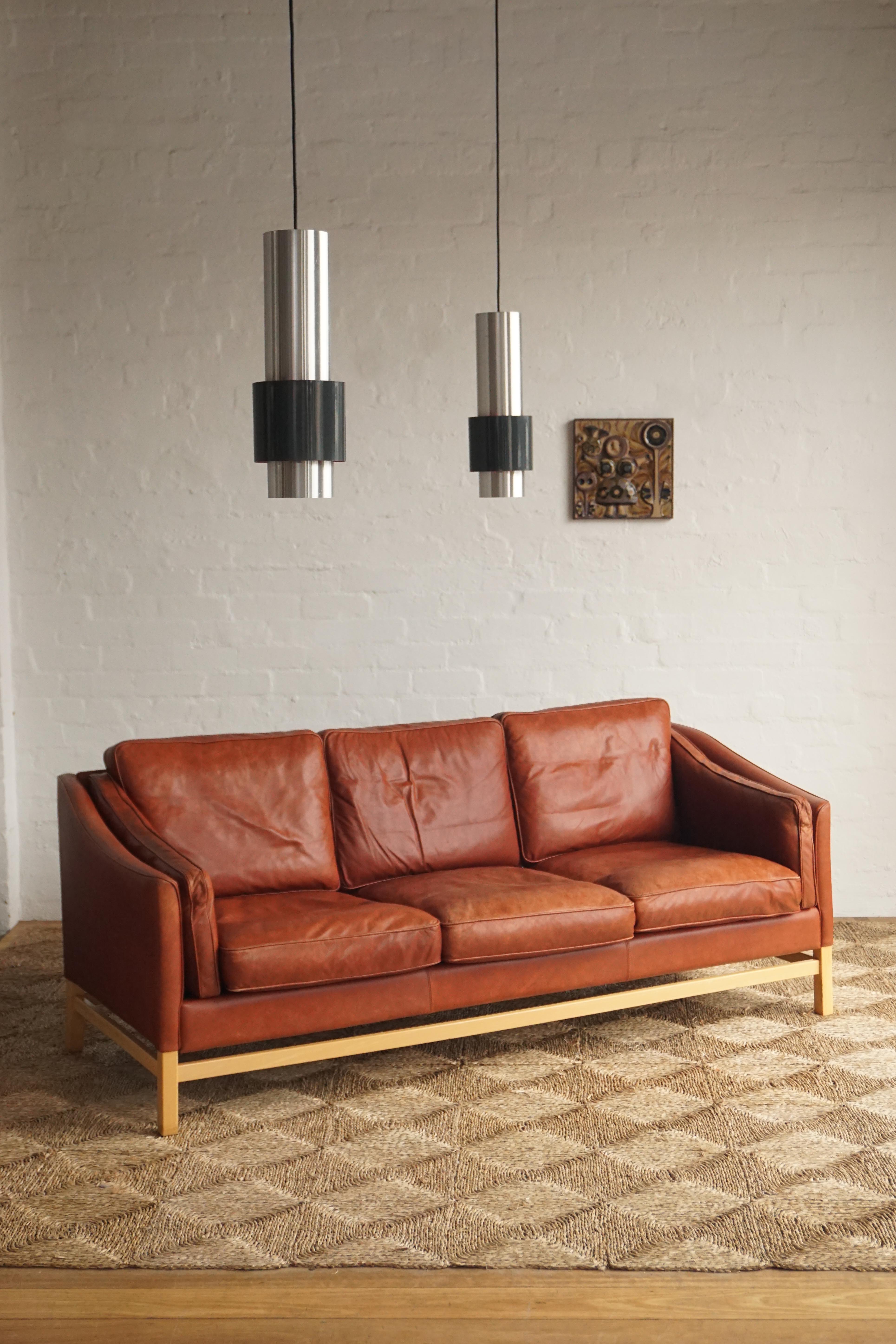 Danish Leather Sofa