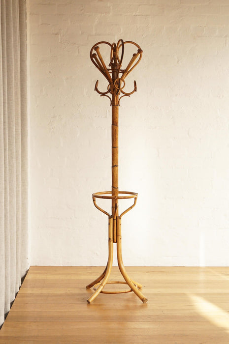 French Bamboo Coat Stand