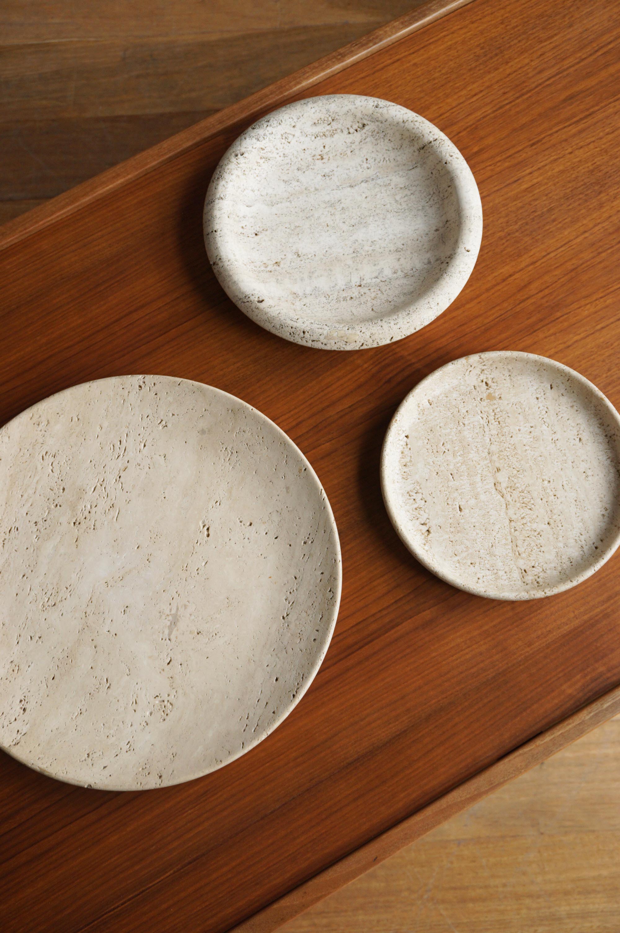 Travertine Plate (large available)