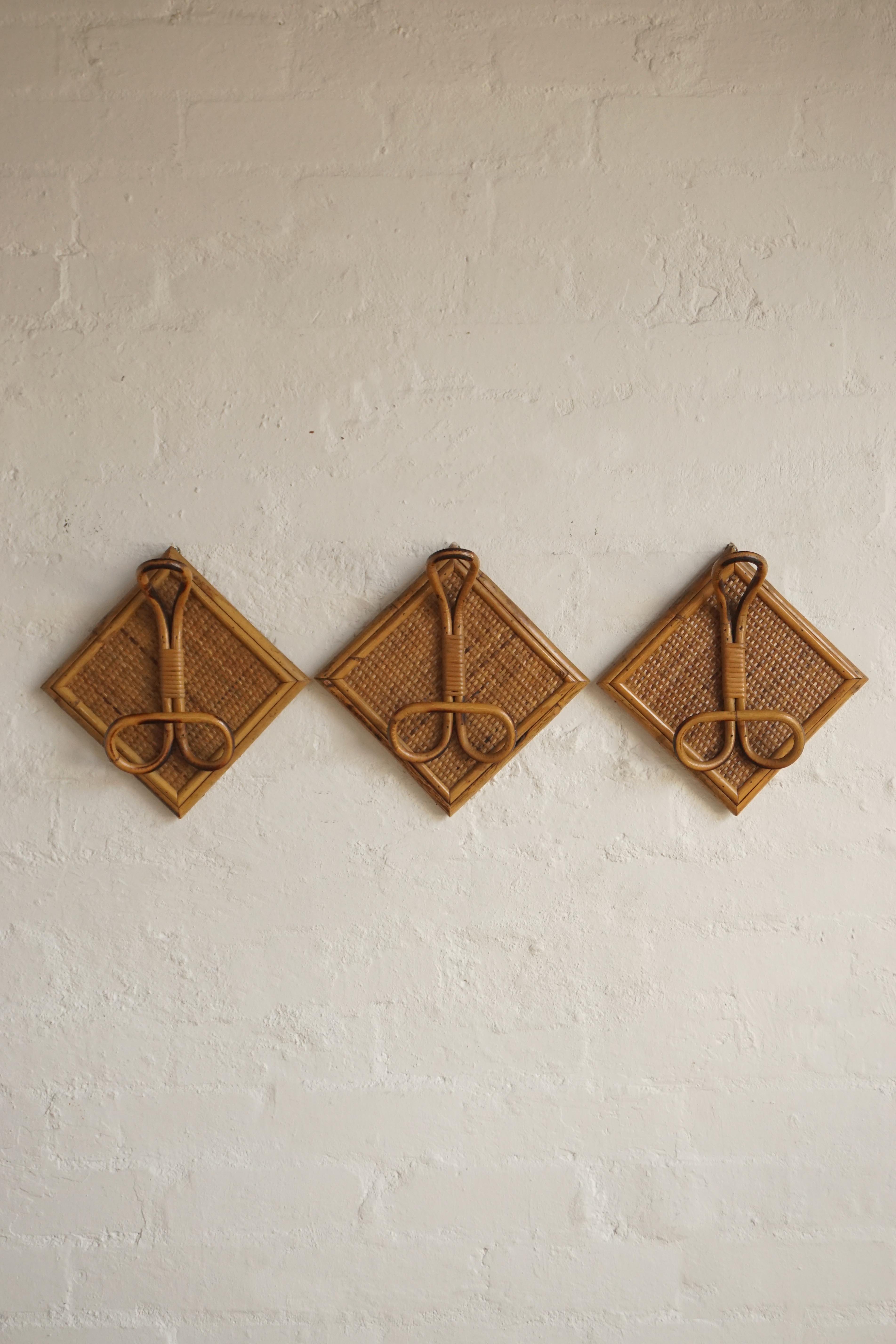 Italian Bamboo Coat Hooks