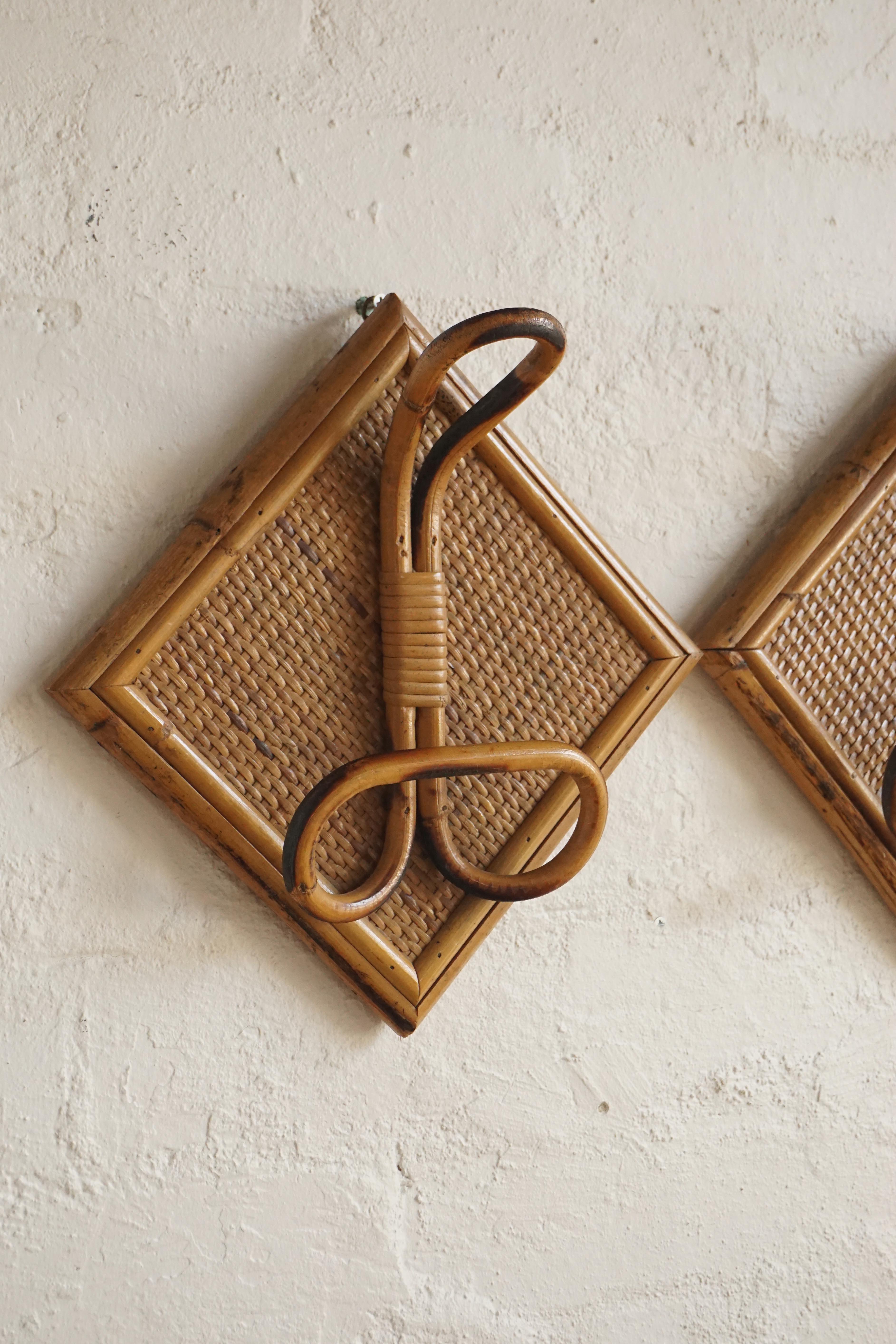 Italian Bamboo Coat Hooks