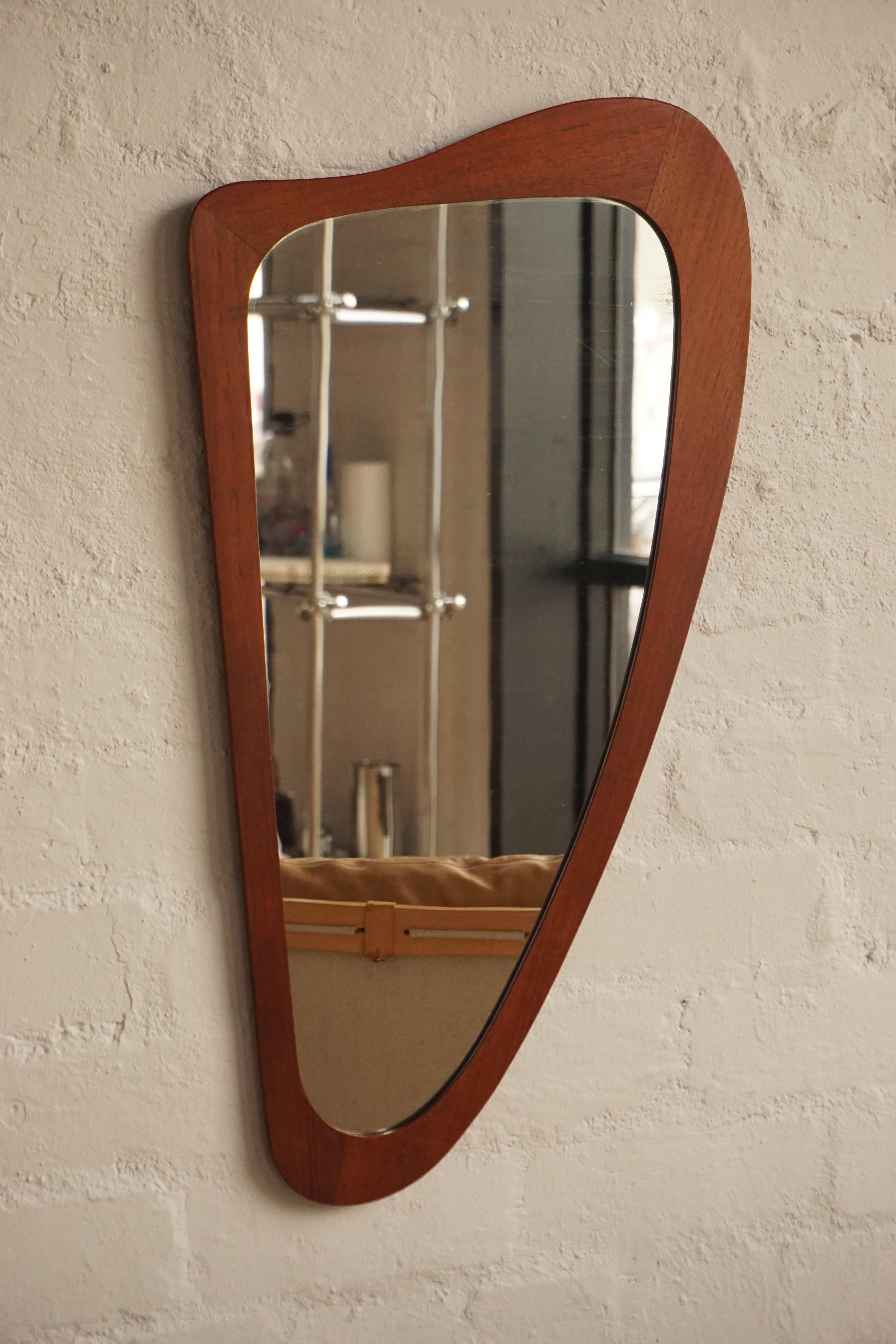 Danish Teak Mirror