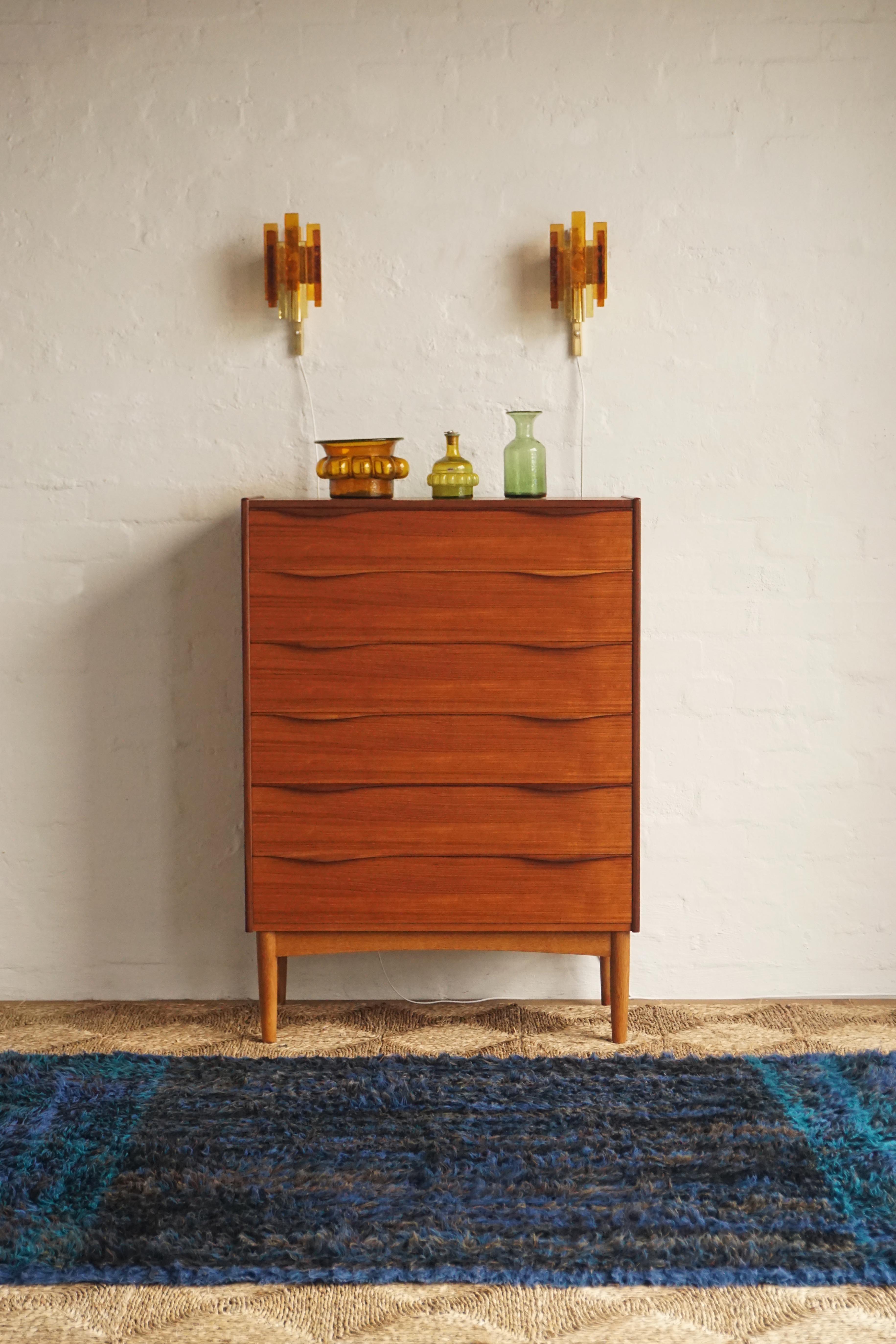 Teak Chest of Drawers