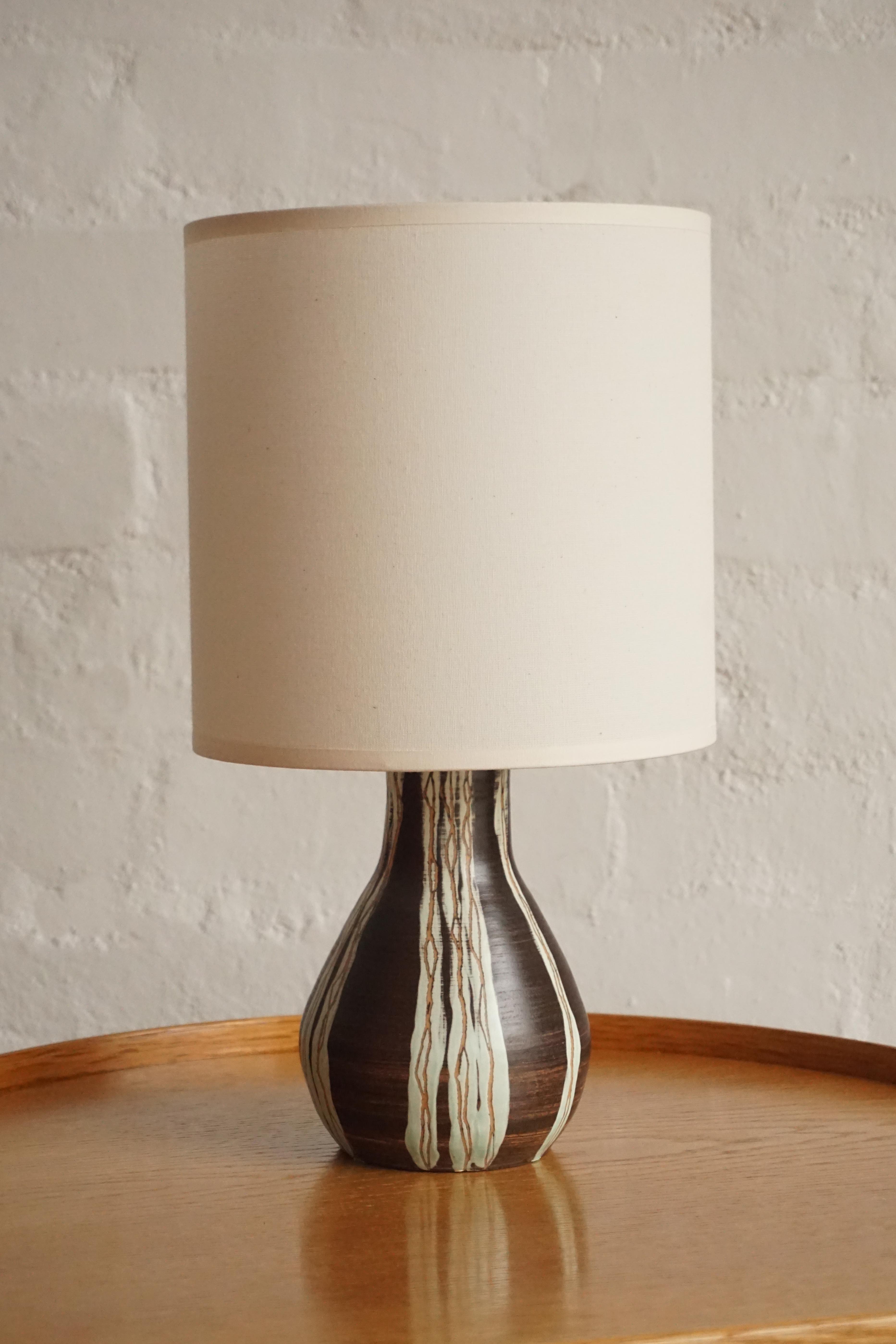 Petite Danish Ceramic Lamp