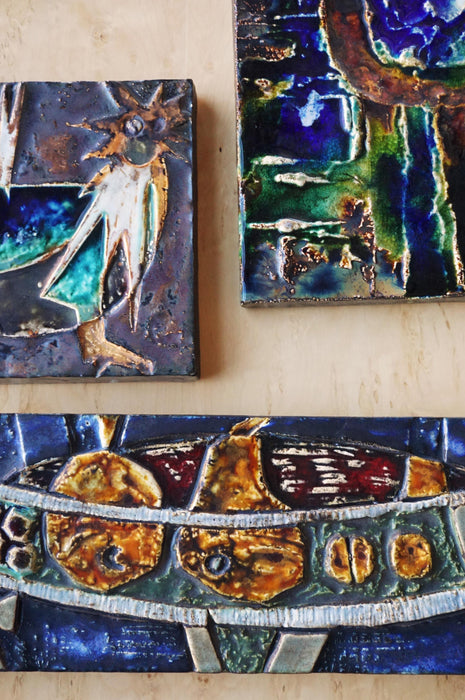 Handmade Schaffenacker Ceramic Wall Plaques