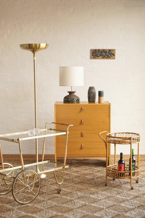 Tall Brass Floor Lamp