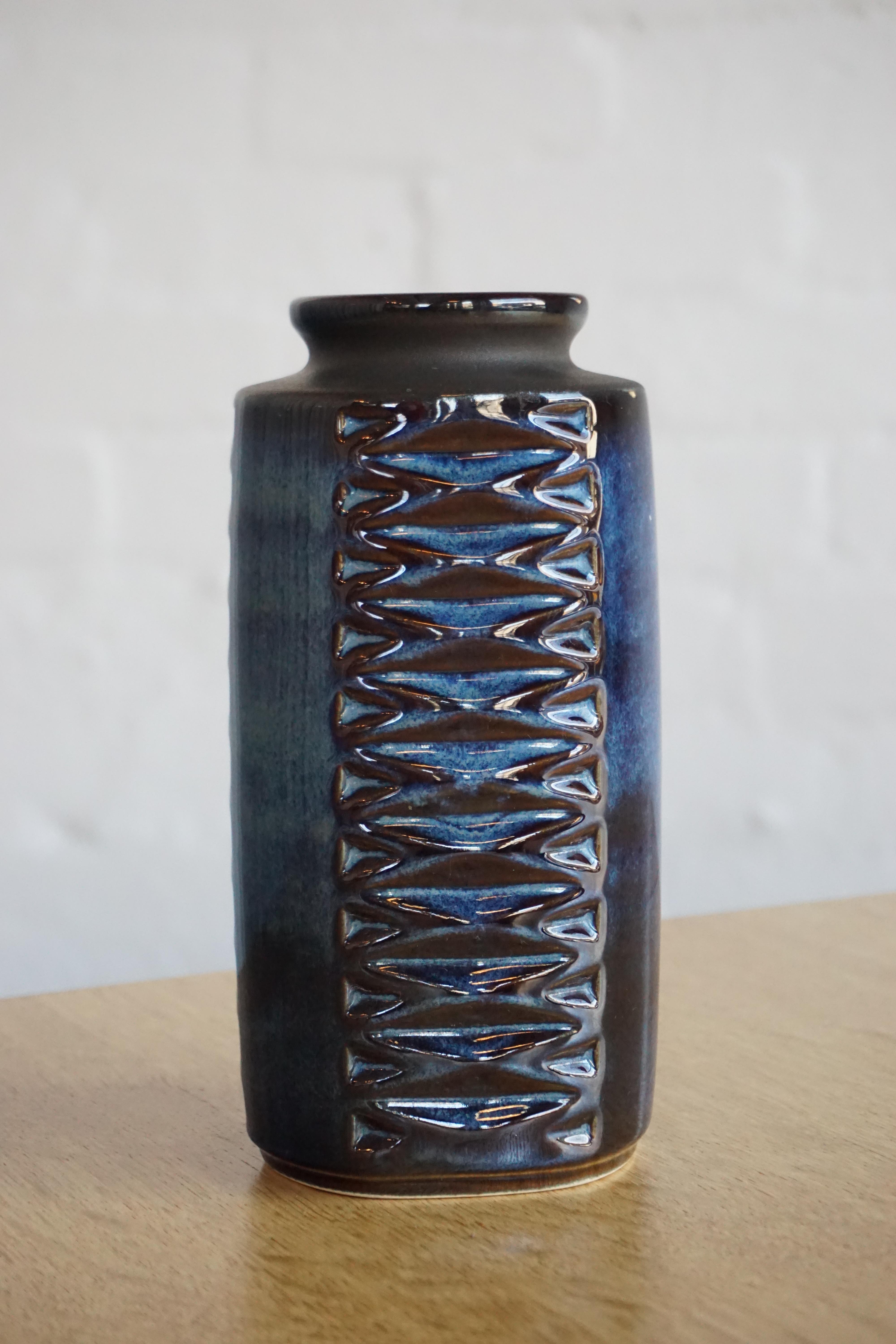 Blue Soholm Ceramic Vase