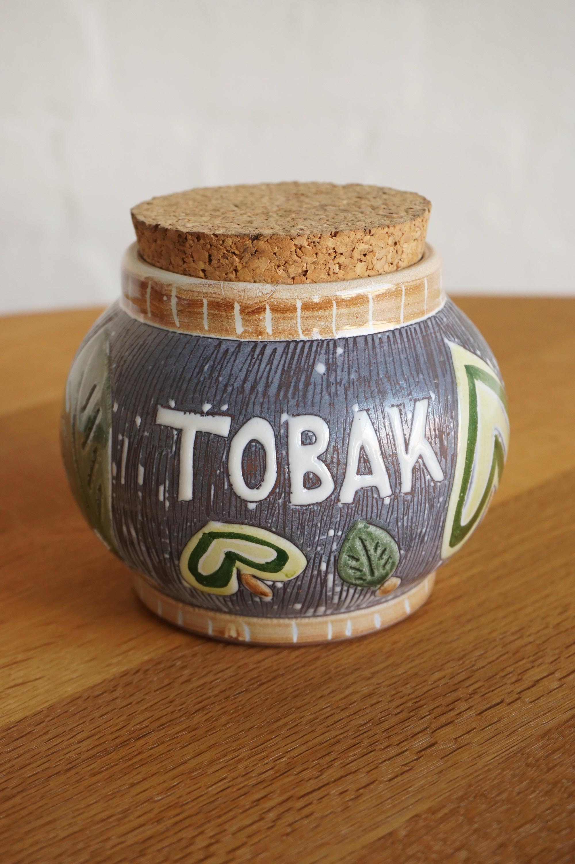 Laholm 'Tobak" & 'Snus' Jars