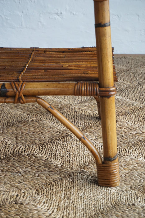 Italian Bamboo & Cane Table