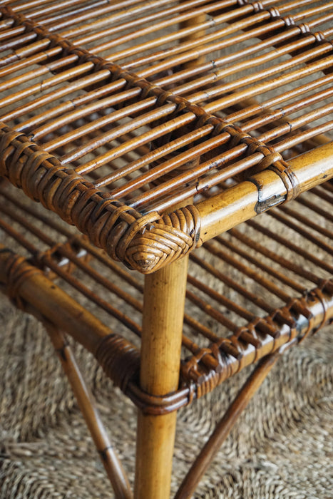 Italian Bamboo & Cane Table