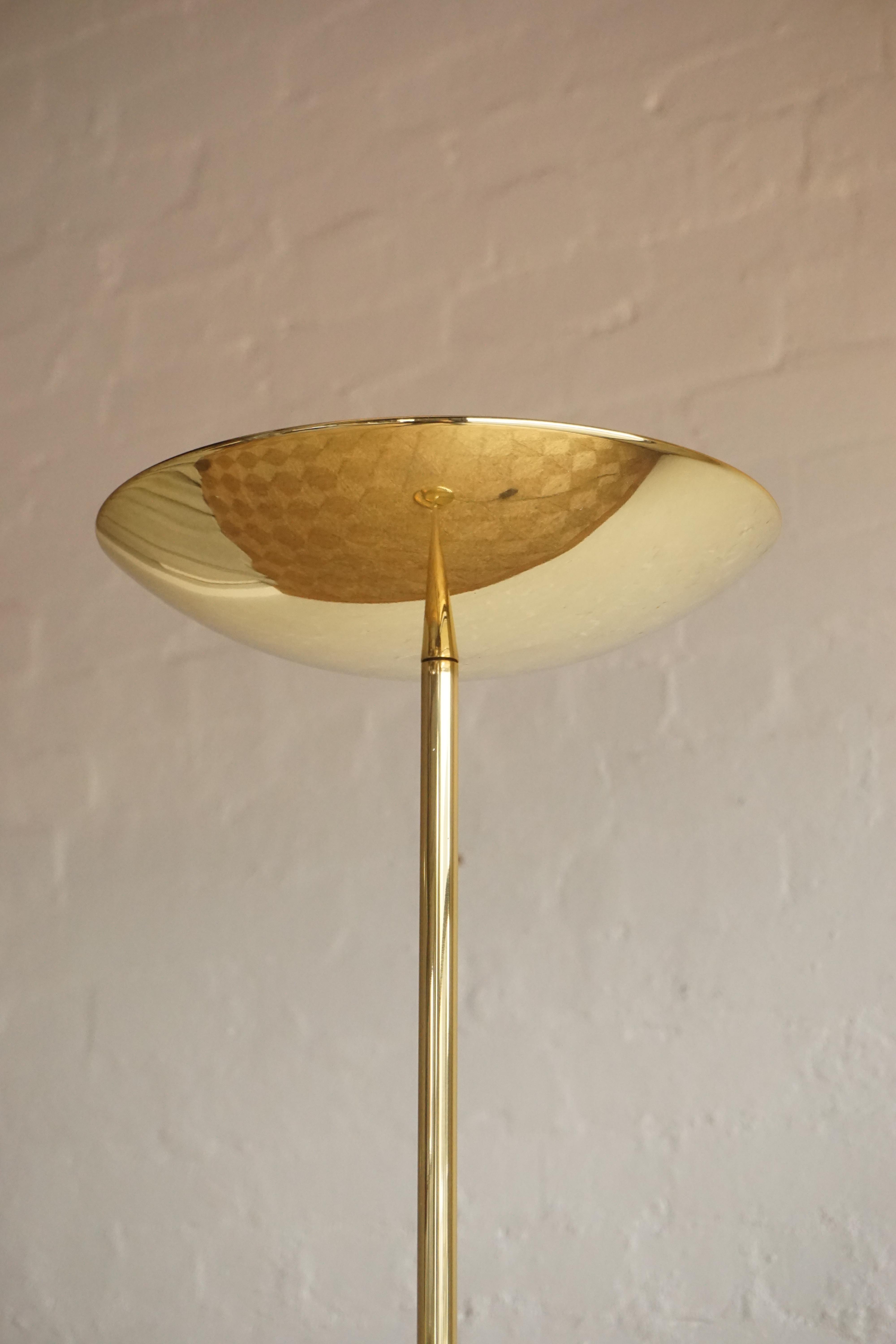Italian Brass Floor Lamp