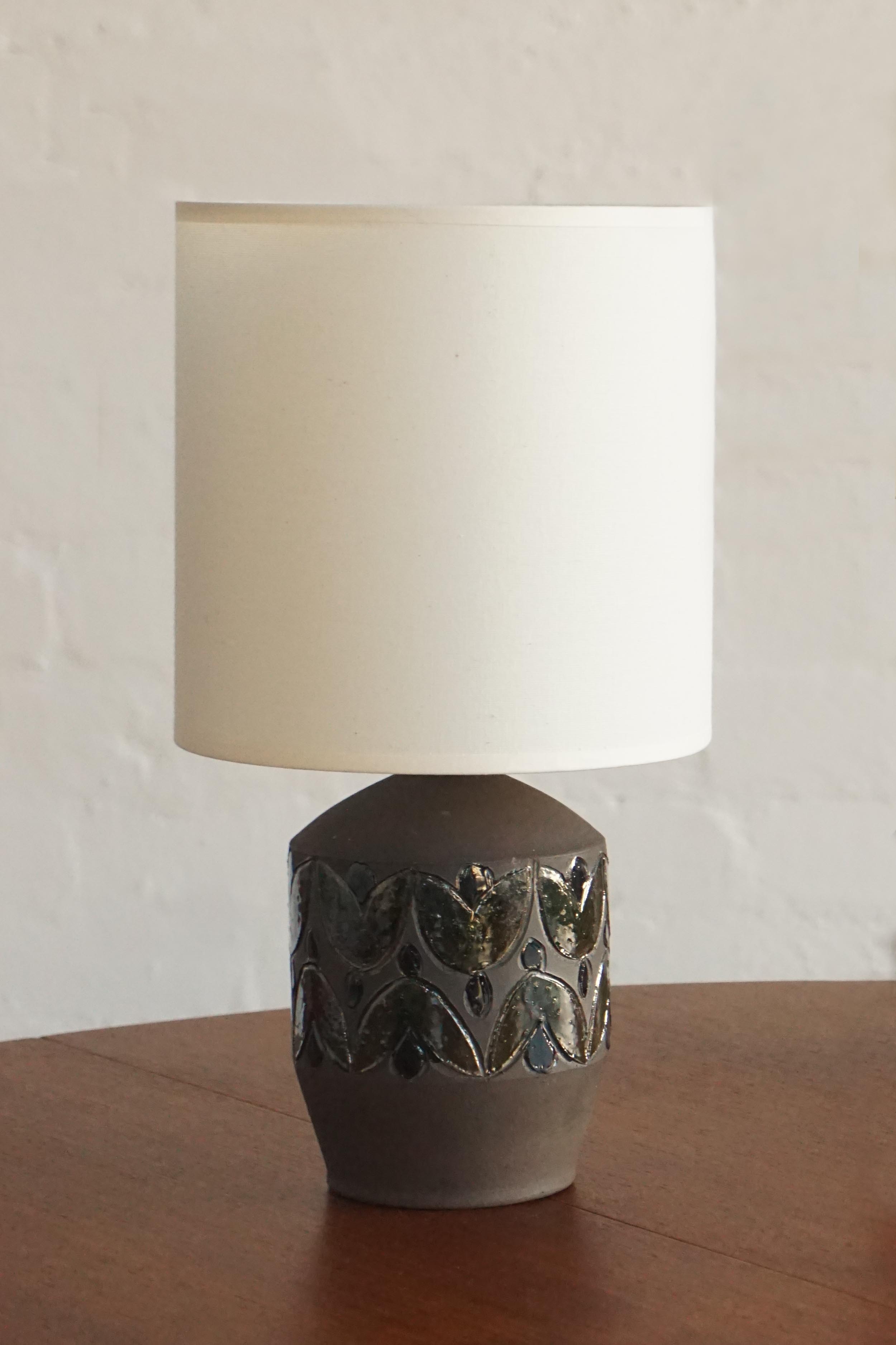 Danish Ceramic Lamp-  Tulip