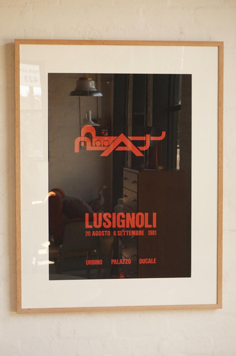Vintage 'Lusignoli' Poster