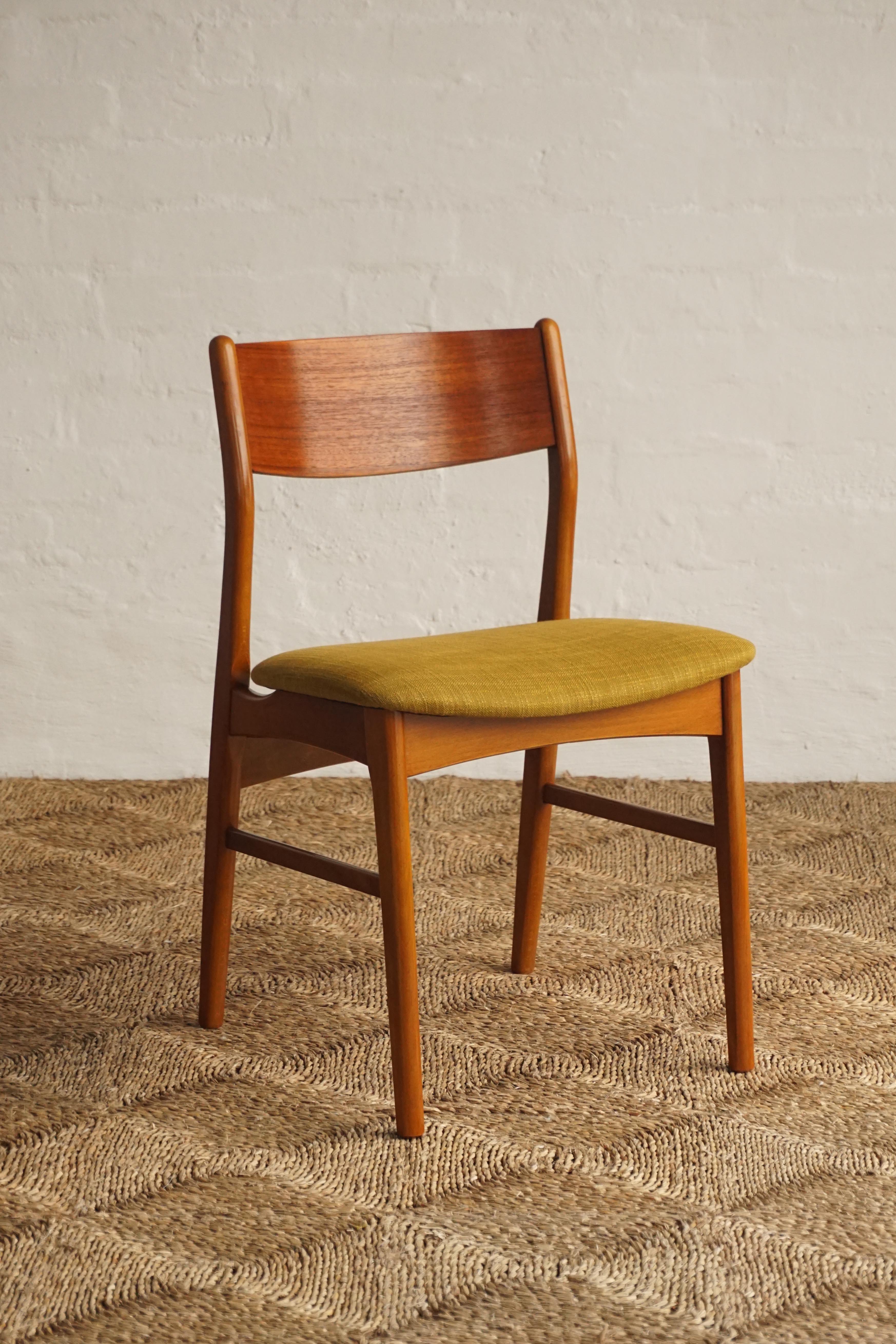 Teak & Beech Dining Chair- Set of Four