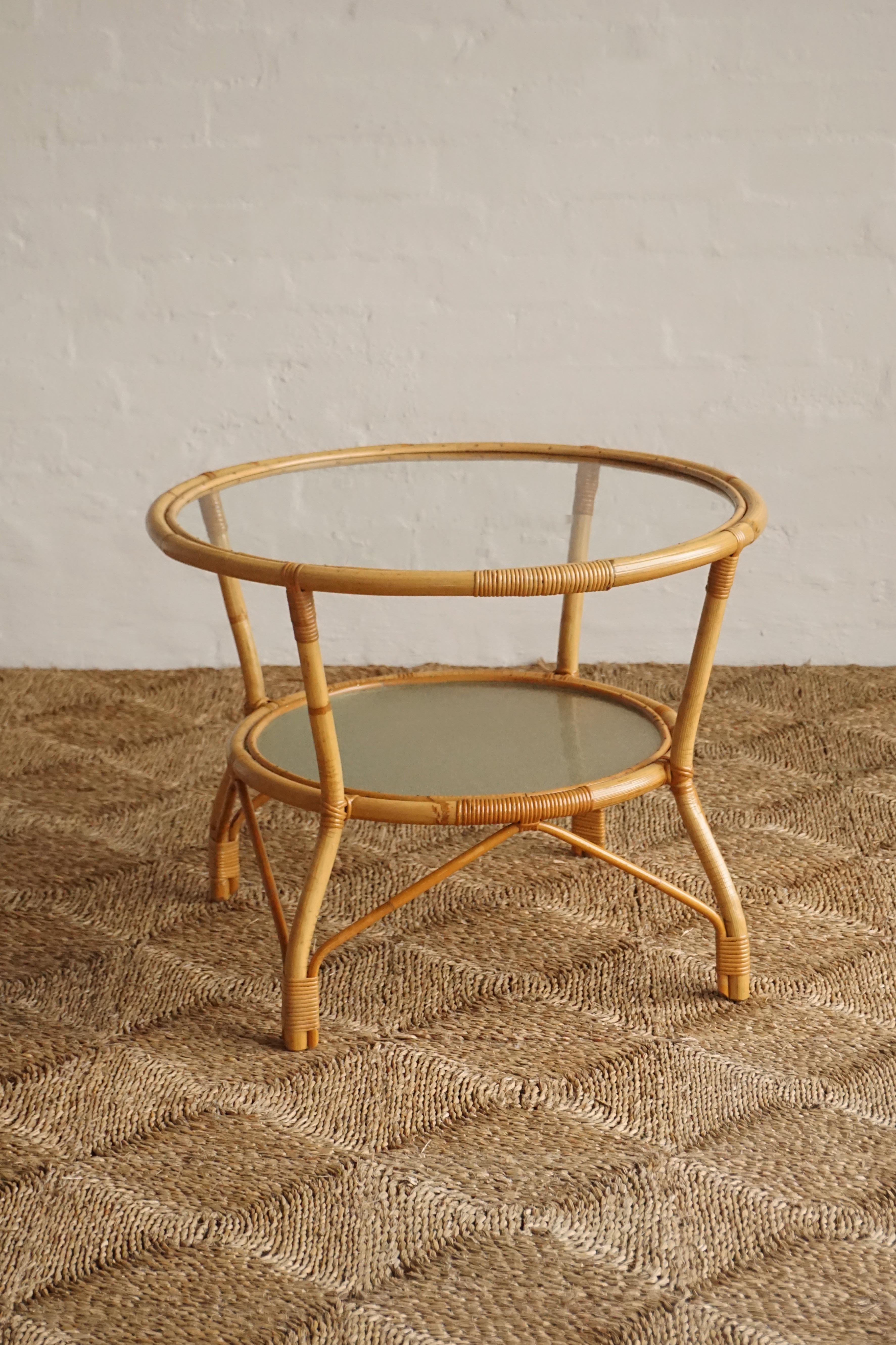 Danish Cane Coffee Table