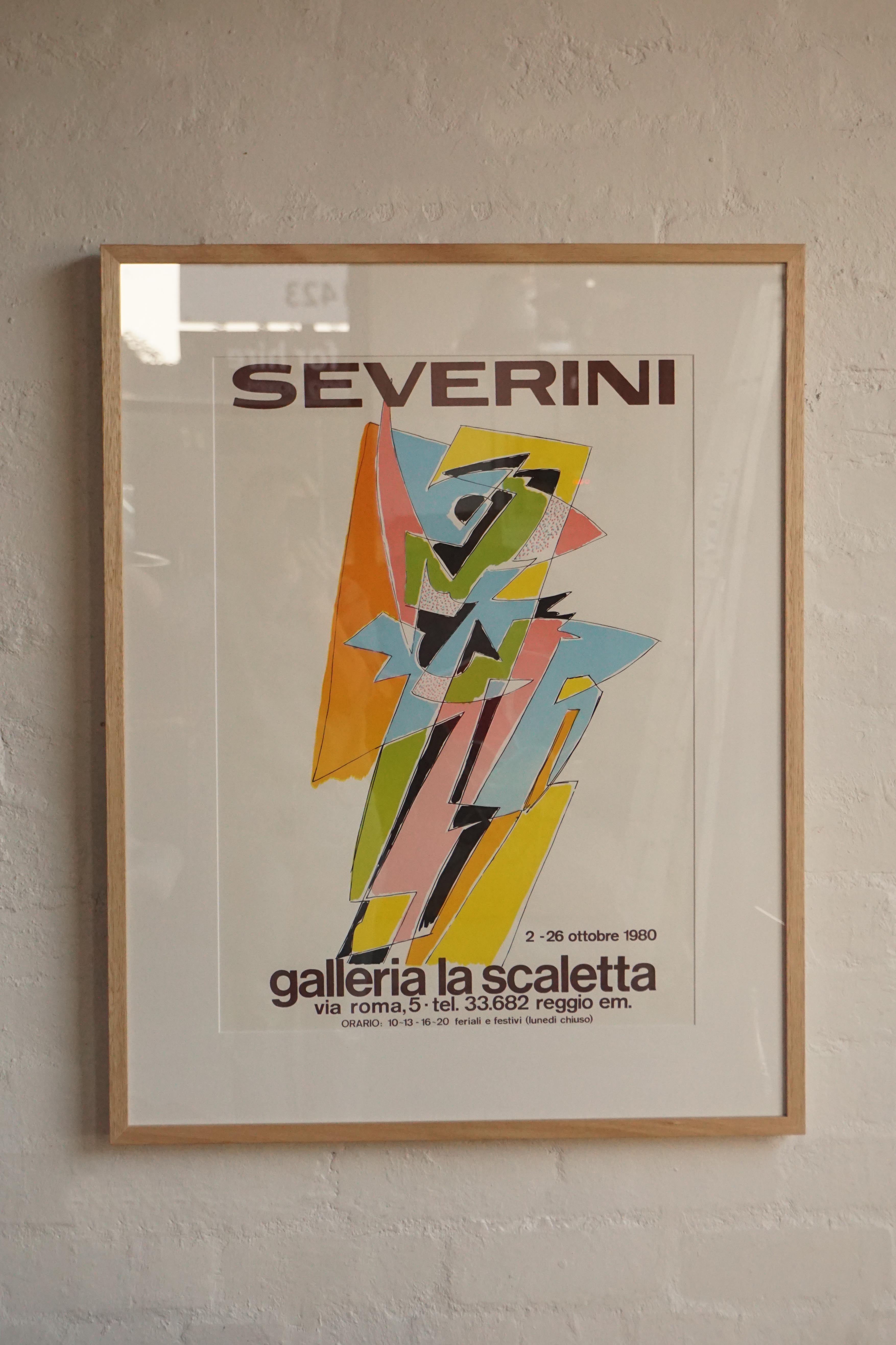 Vintage Severini Exhibition Poster