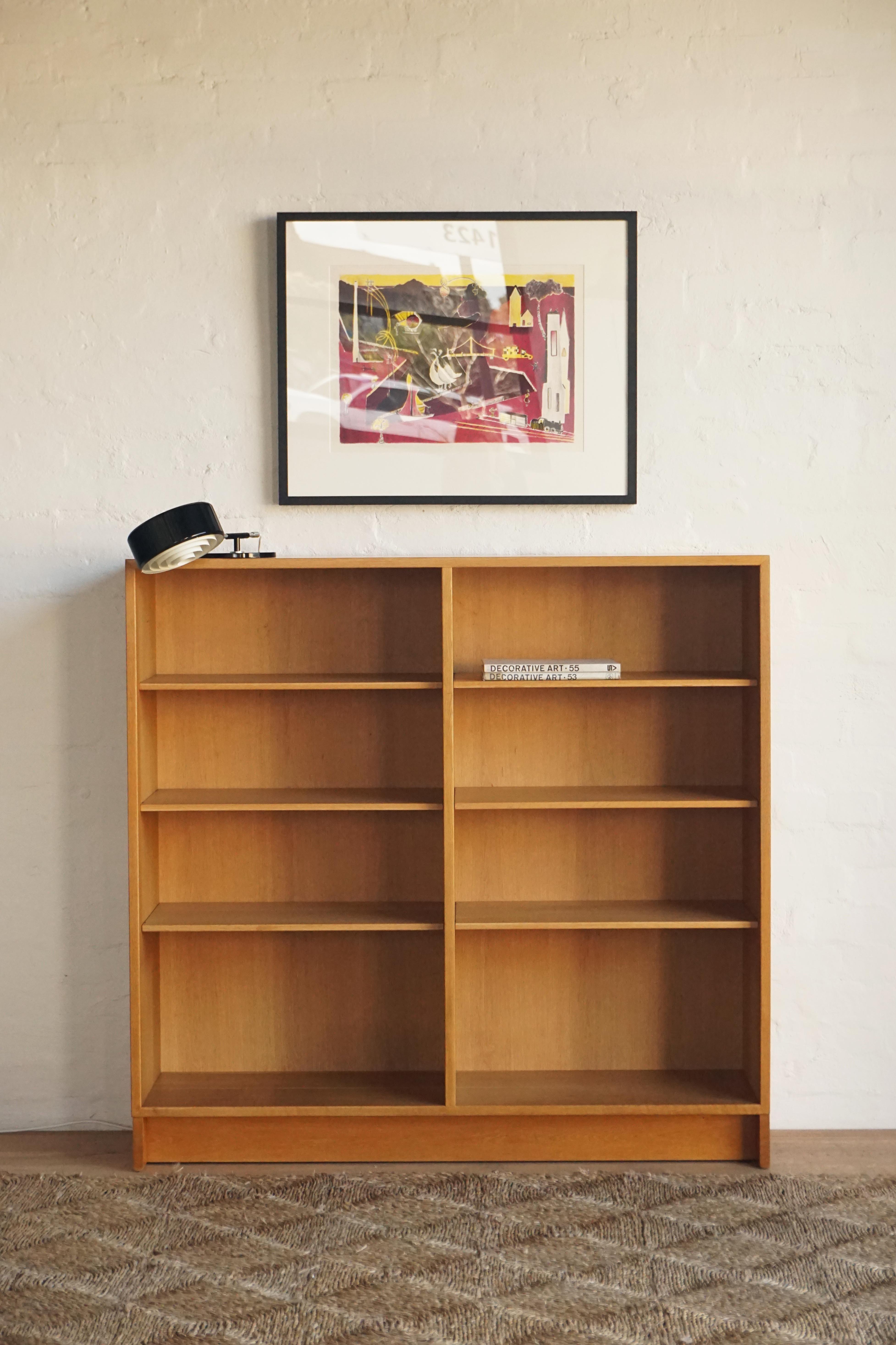 Oresund Tall Oak Bookcase- 36cm