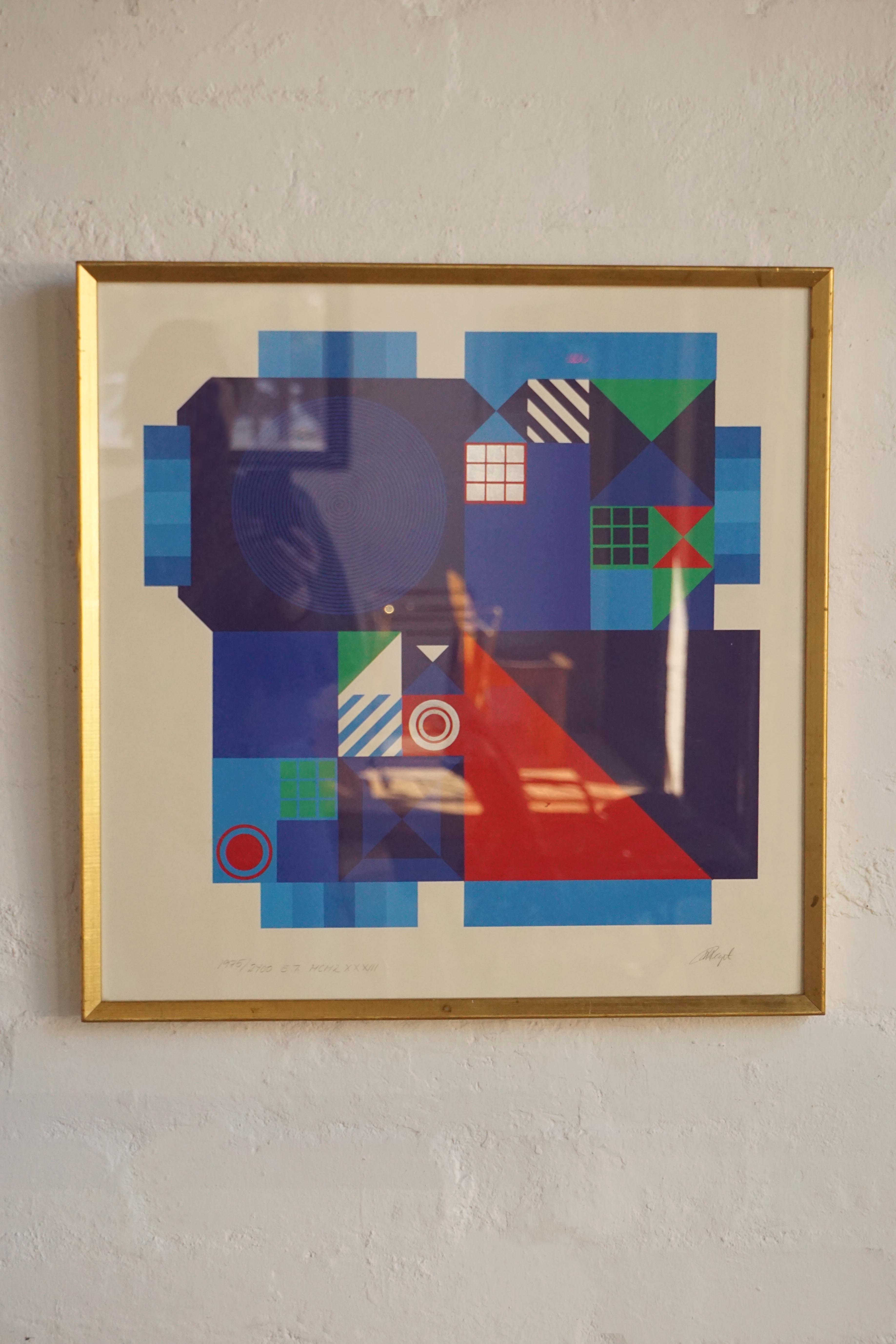 Framed Lithograph