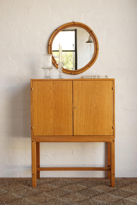 Oak Bar Cabinet