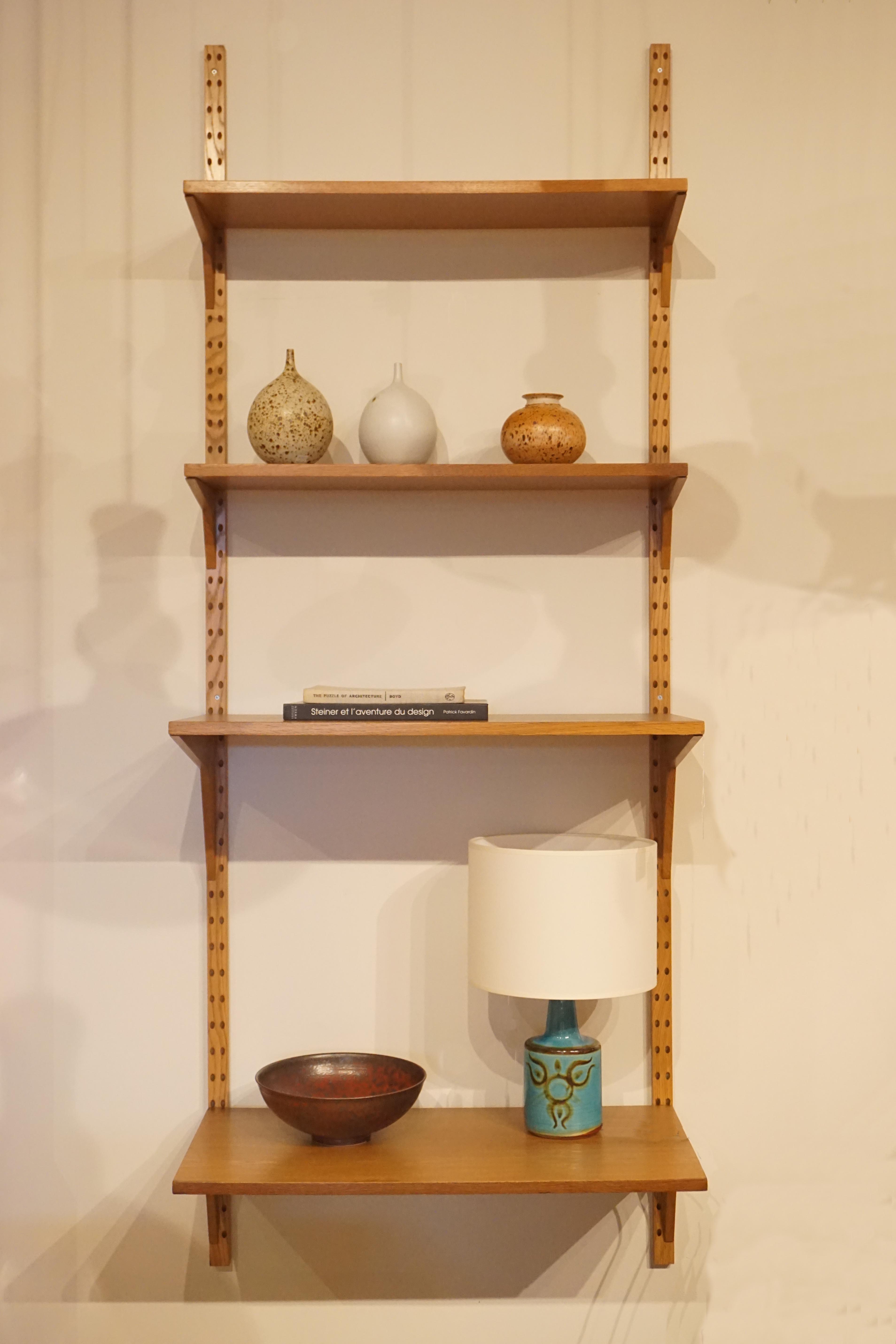 CADO System Oak Shelving