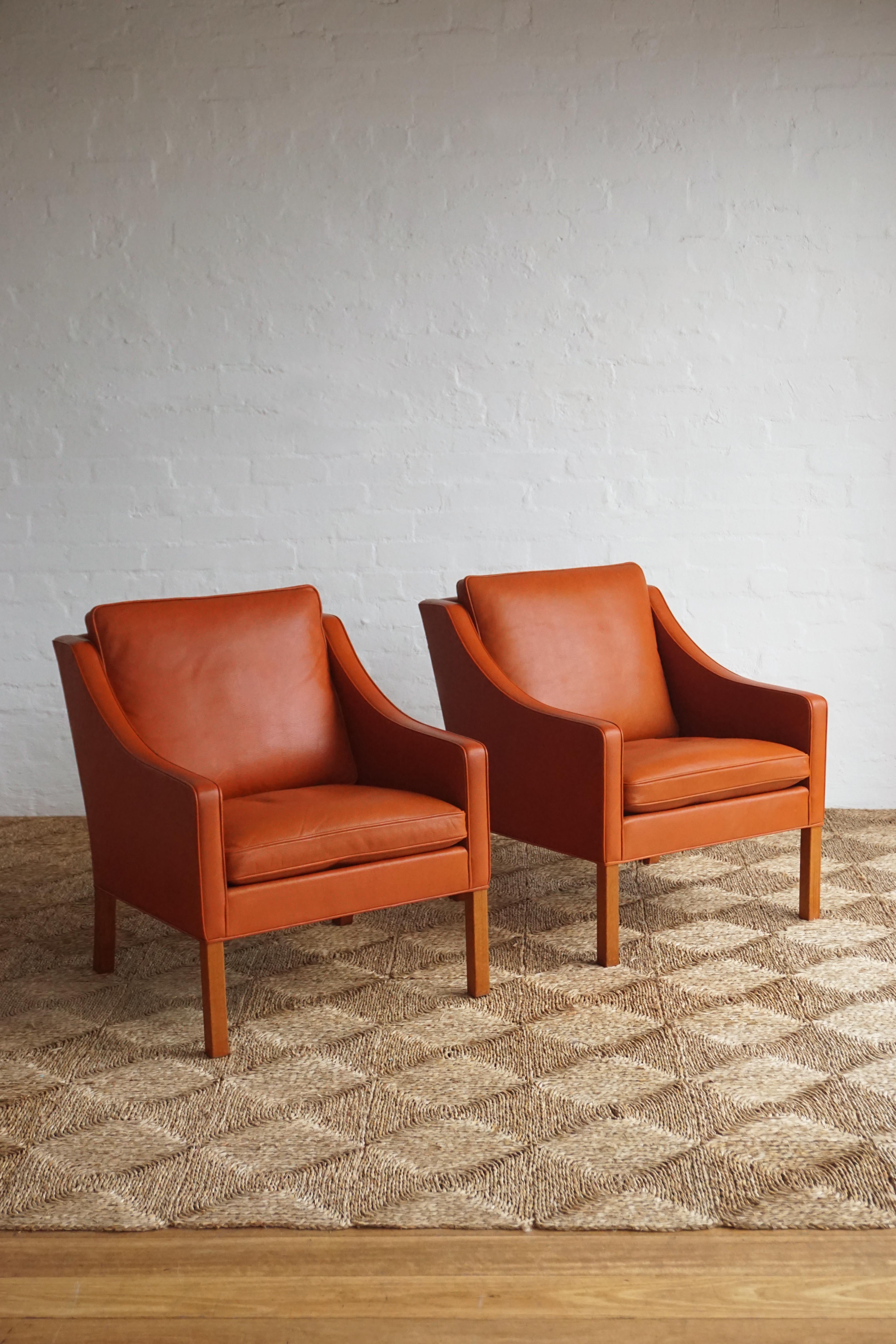 Pair of Fredericia Lounge Chairs