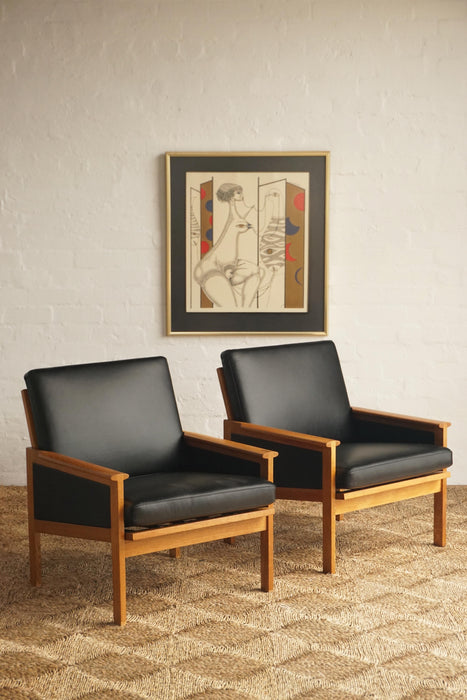 Pair- Illum Wikelso 'Capella' Lounge Chairs