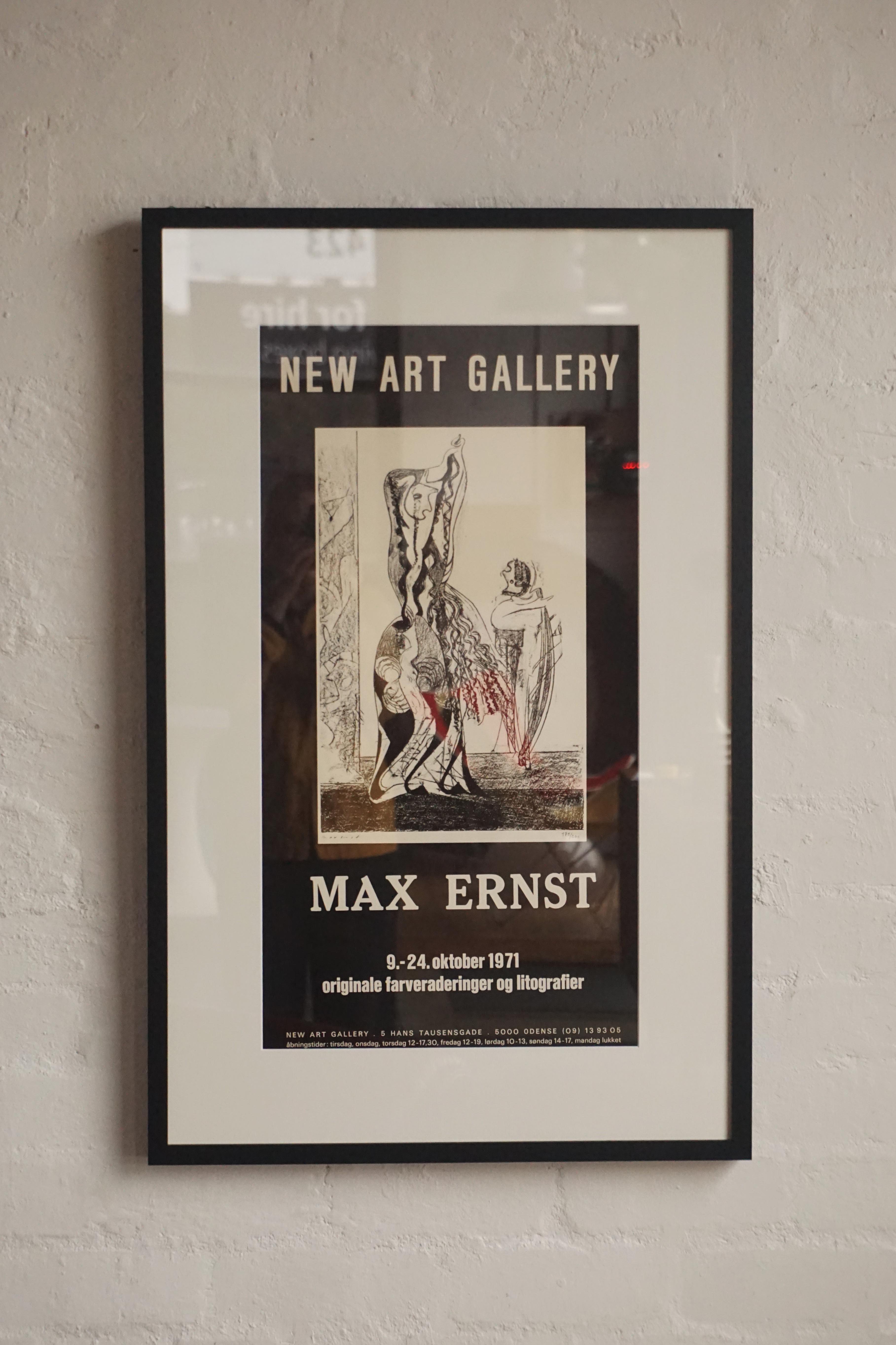 Framed Max Ernst Poster
