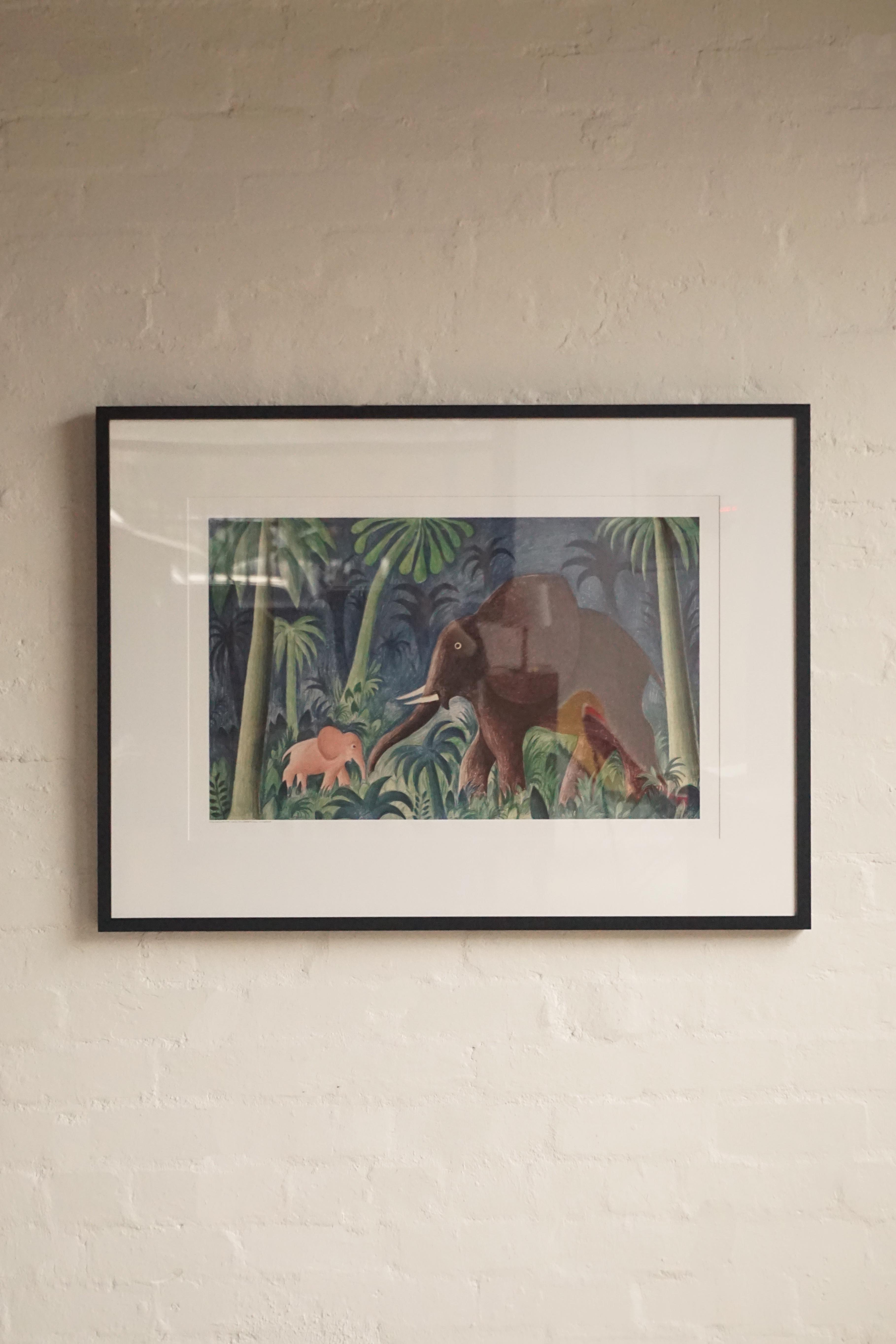 Hans Scherfig Lithograph