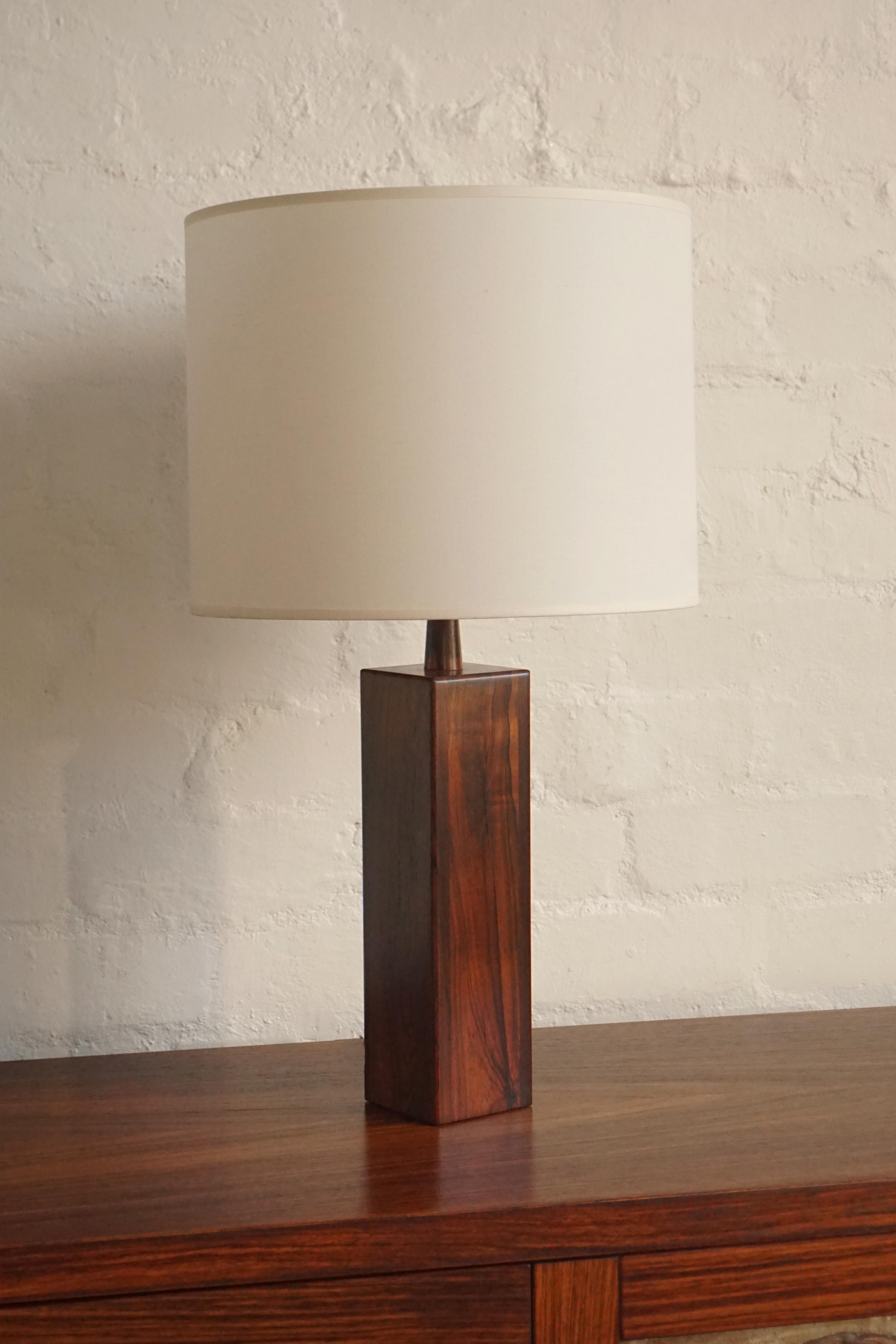 Rosewood Table Lamp