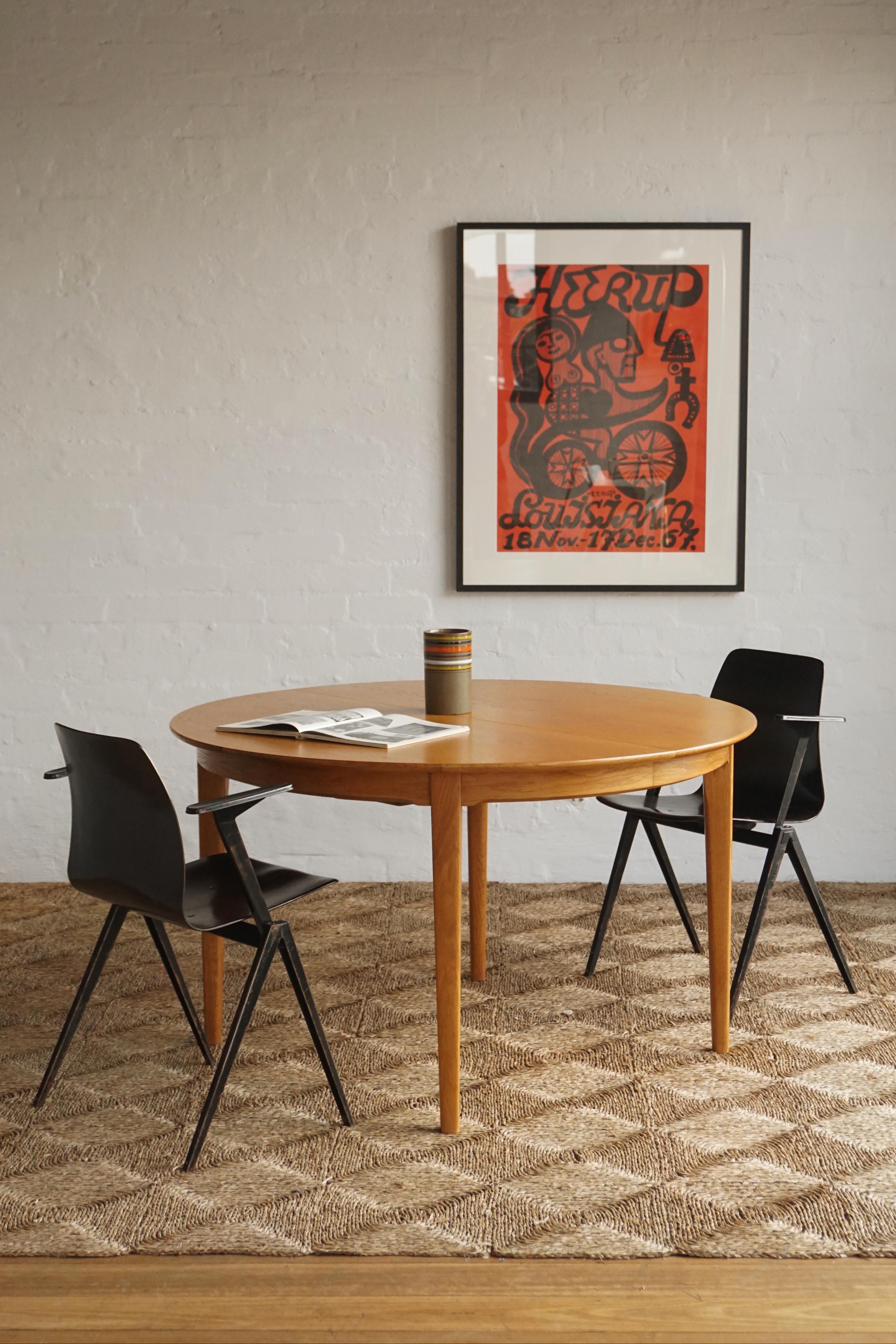 Large Extendable Oak Dining Table