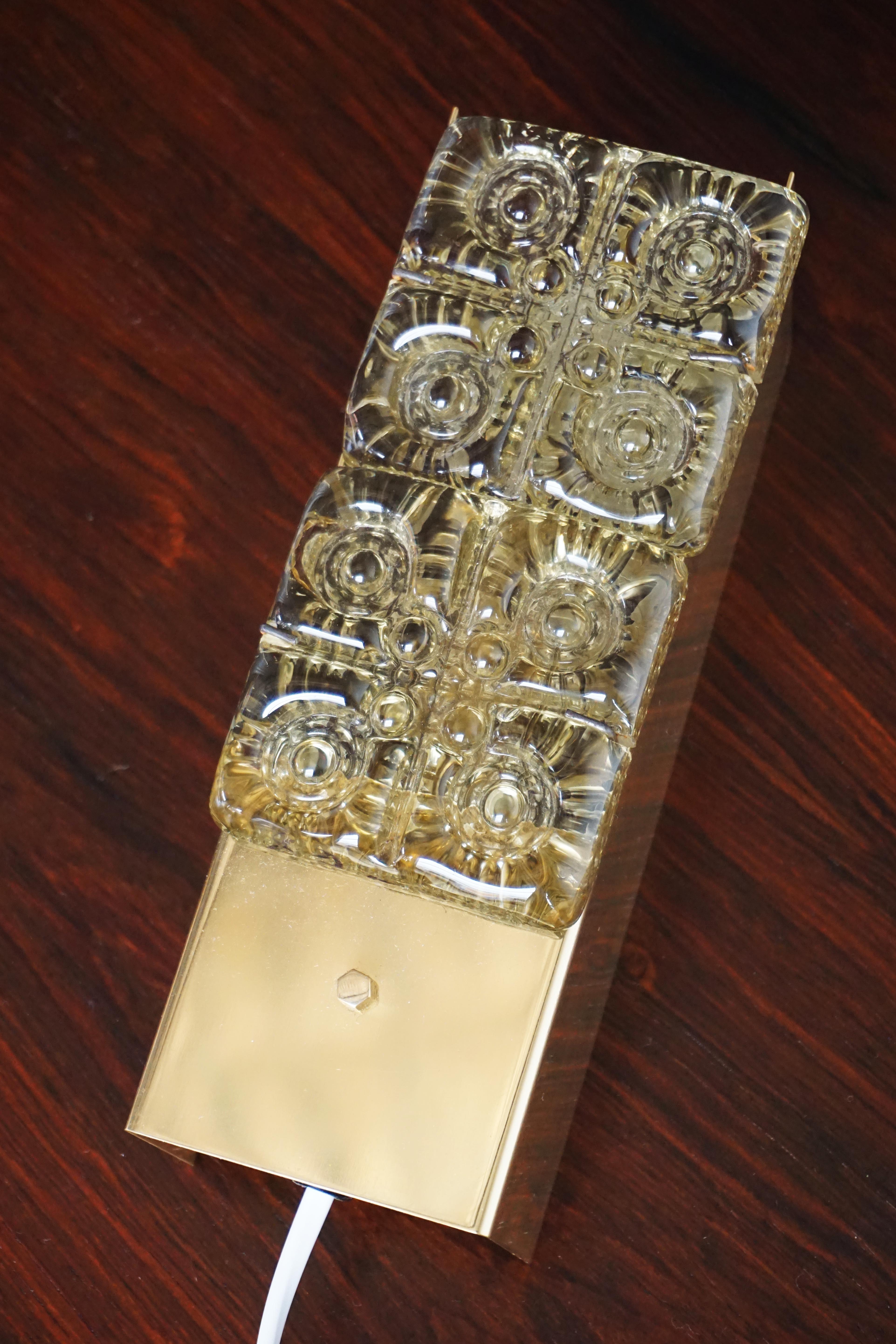 Orrefors Glass Sconce