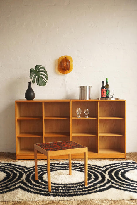 Tiled Oak Side Table